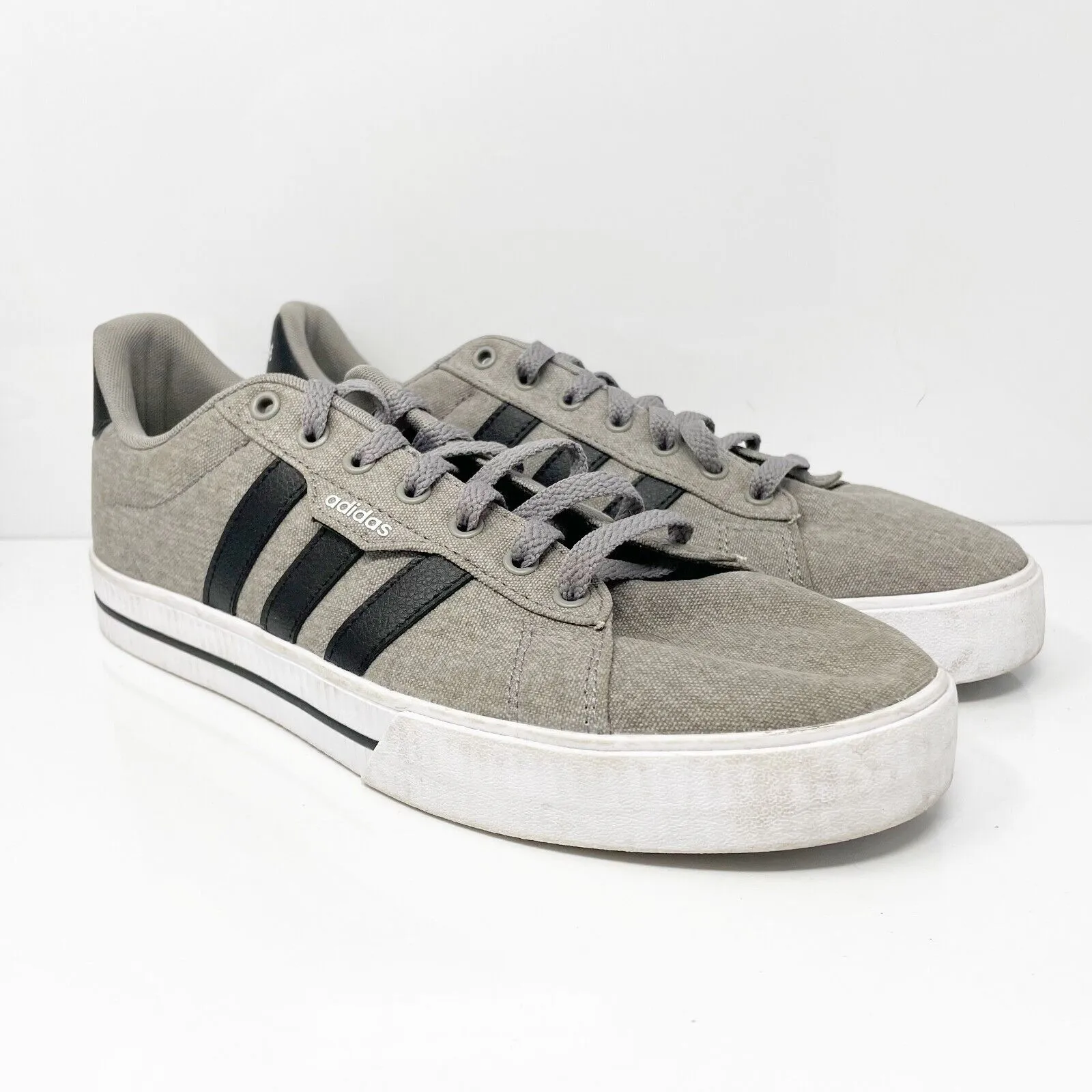 Adidas Mens Daily 3.0 FW3270 Gray Casual Shoes Sneakers Size 10