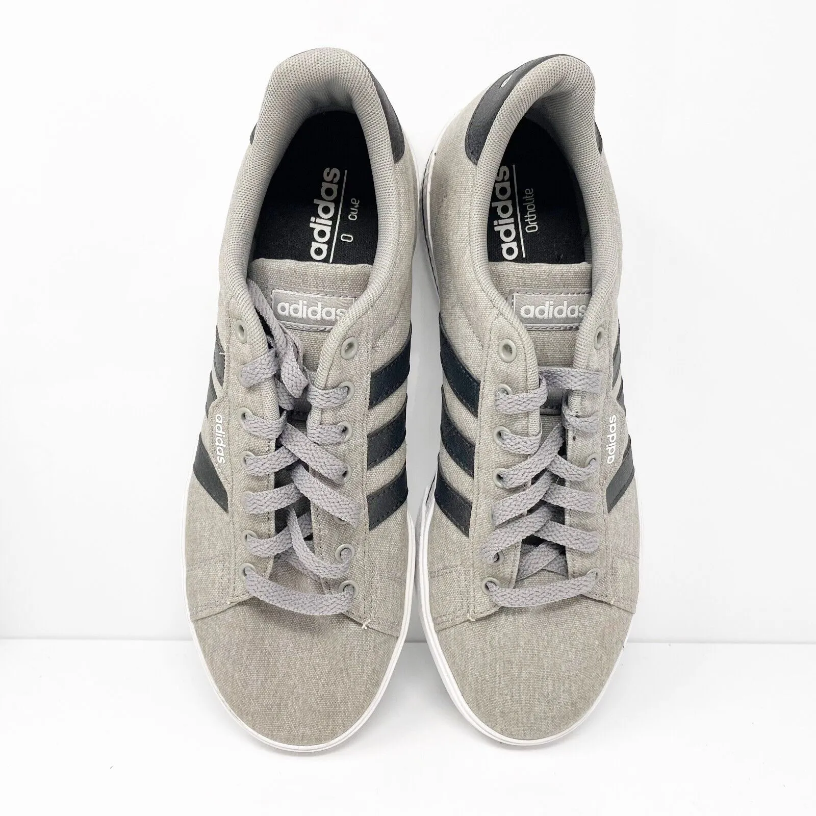 Adidas Mens Daily 3.0 FW3270 Gray Casual Shoes Sneakers Size 10