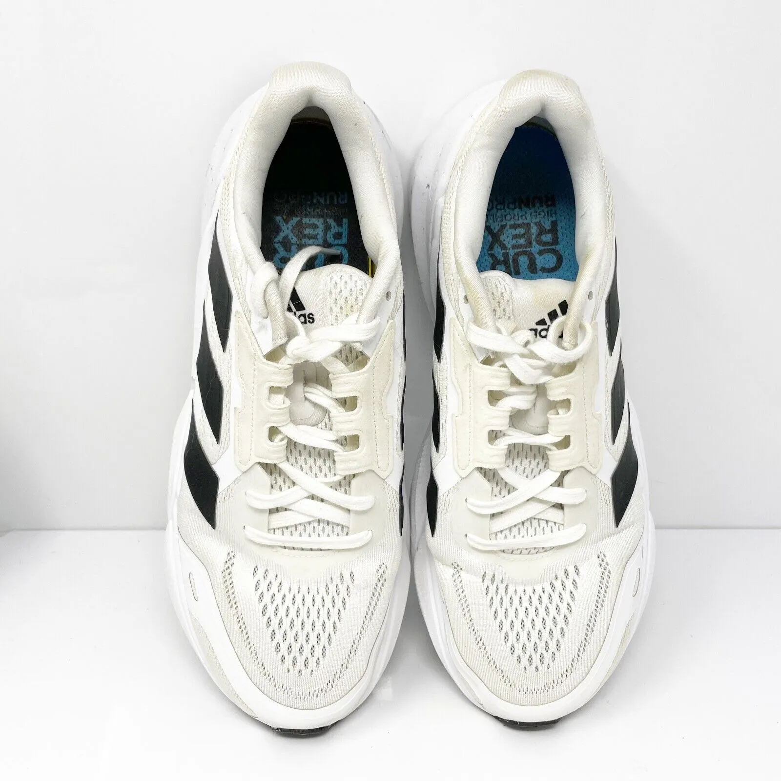 Adidas Womens Adistar GX2980 White Running Shoes Sneakers Size 11