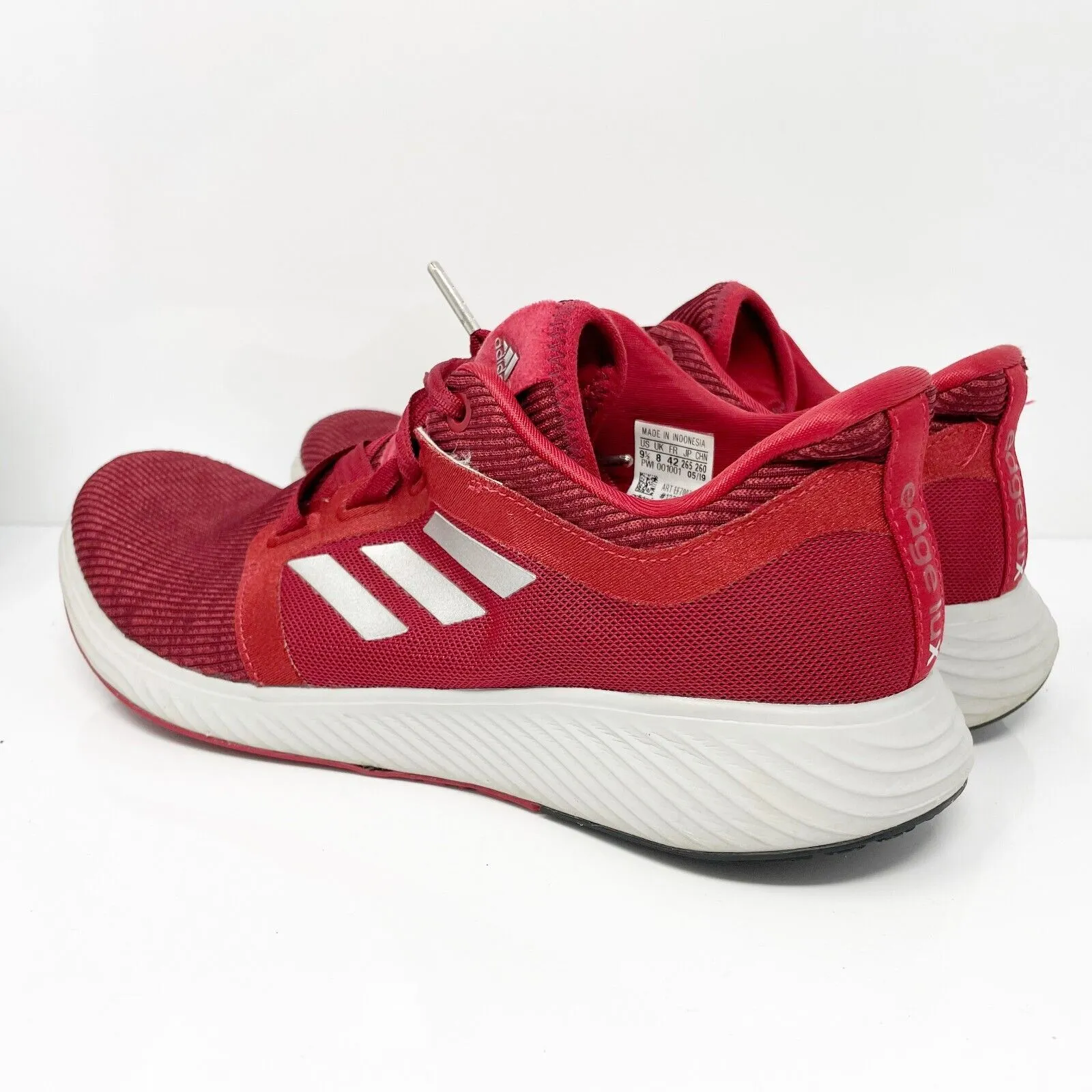 Adidas Womens Edge Lux 3 EF7007 Red Running Shoes Sneakers Size 9.5