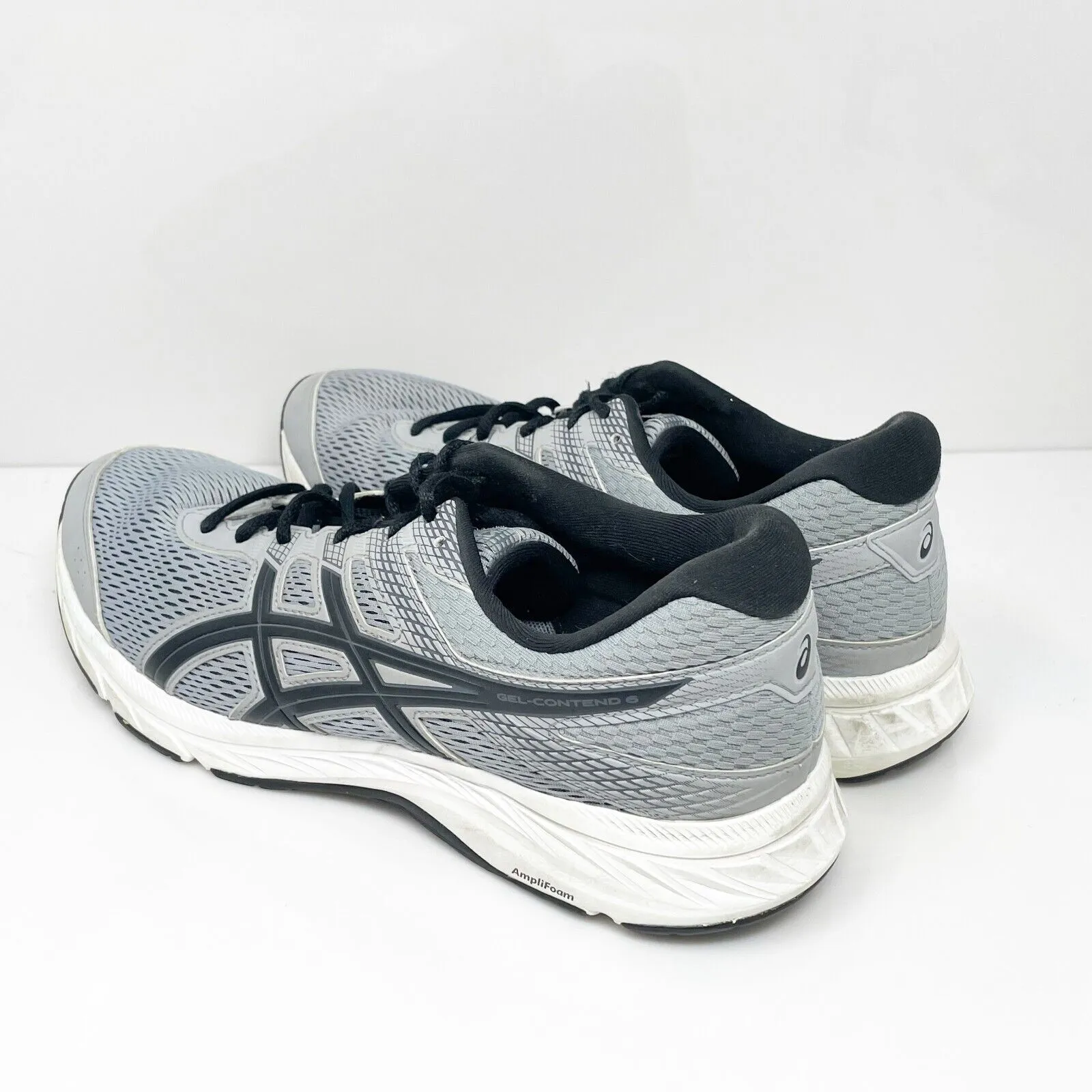 Asics Mens Gel Contend 6 1011A667 Gray Running Shoes Sneakers Size 10.5