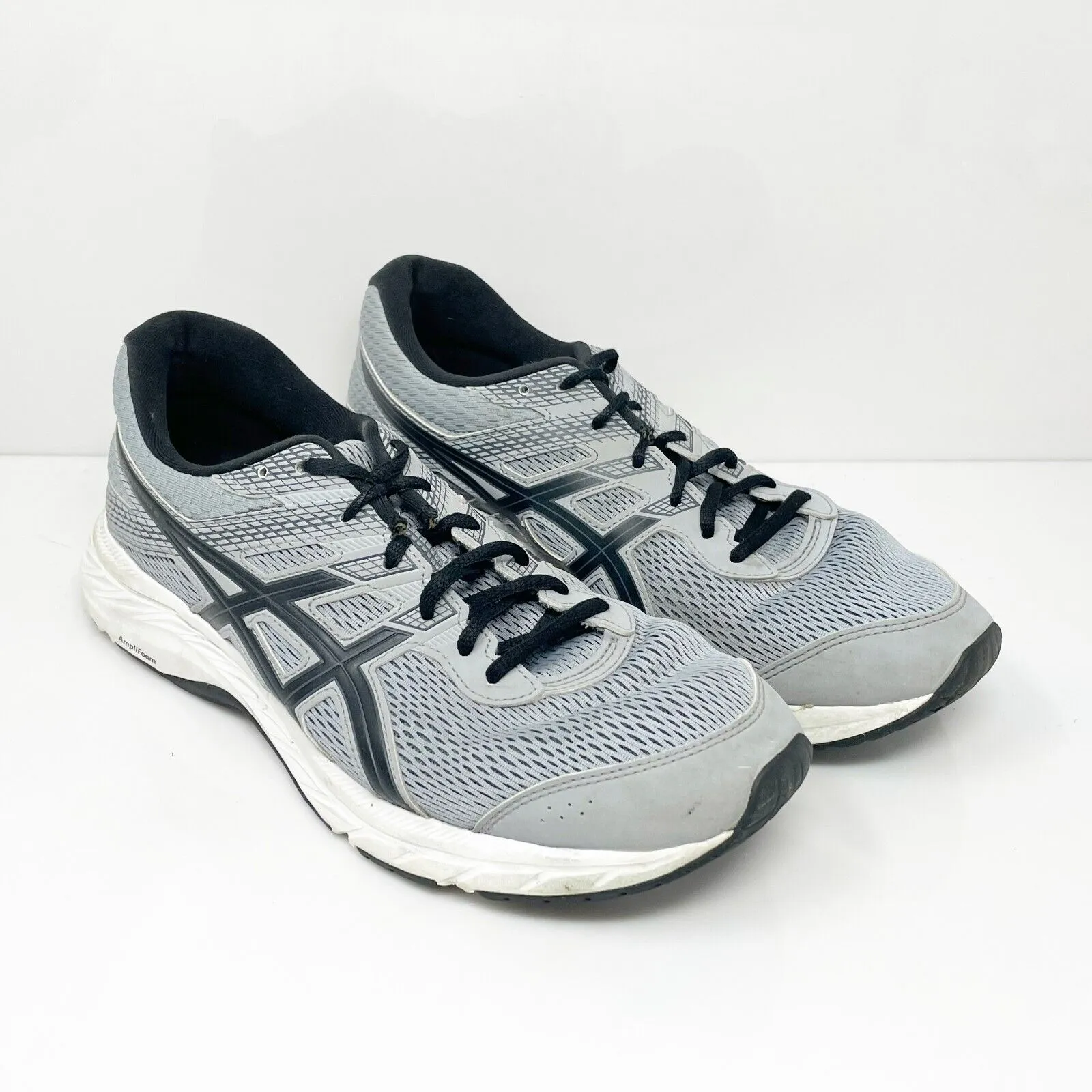 Asics Mens Gel Contend 6 1011A667 Gray Running Shoes Sneakers Size 10.5