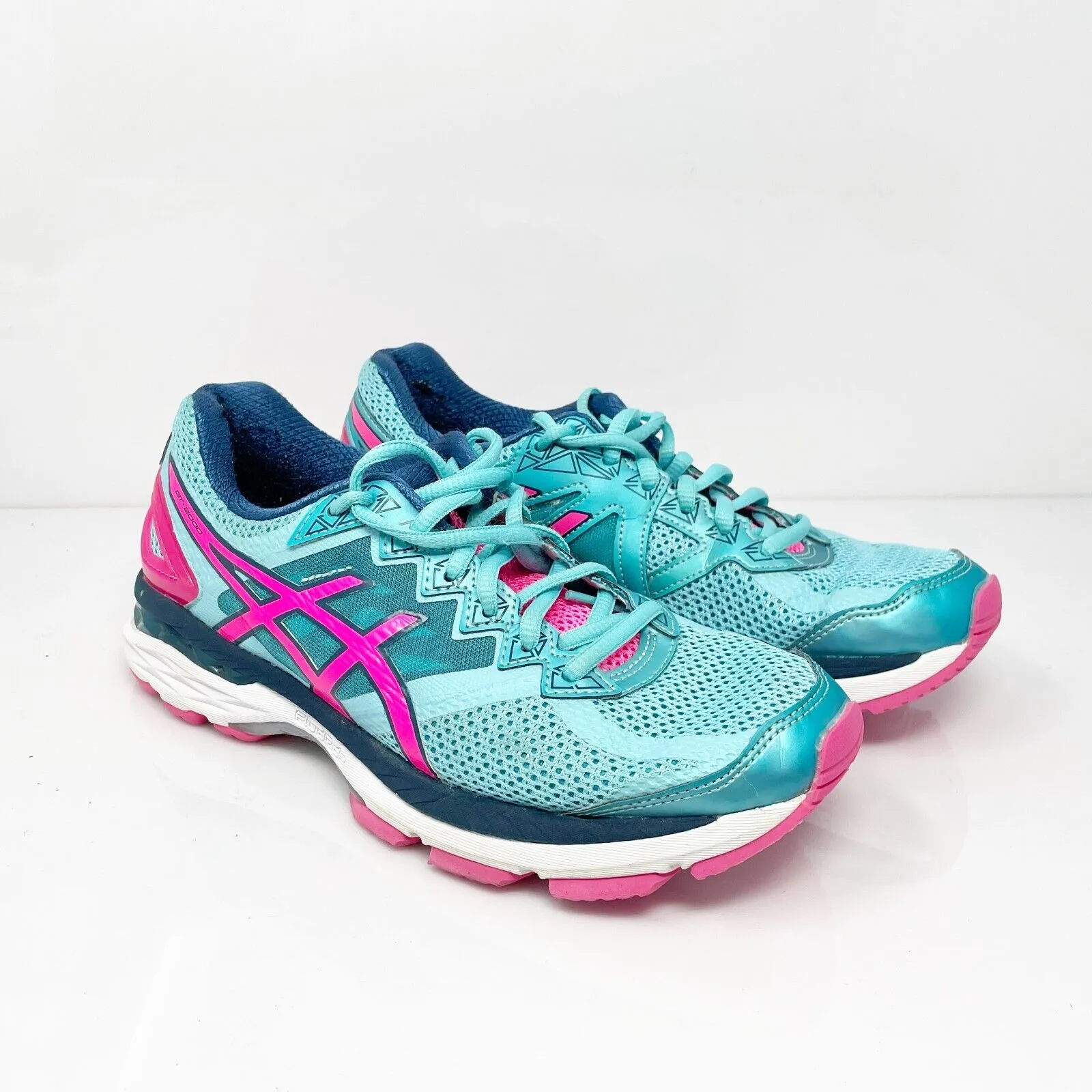 Asics Womens GT 2000 4 T656N Blue Running Shoes Sneakers Size 7.5