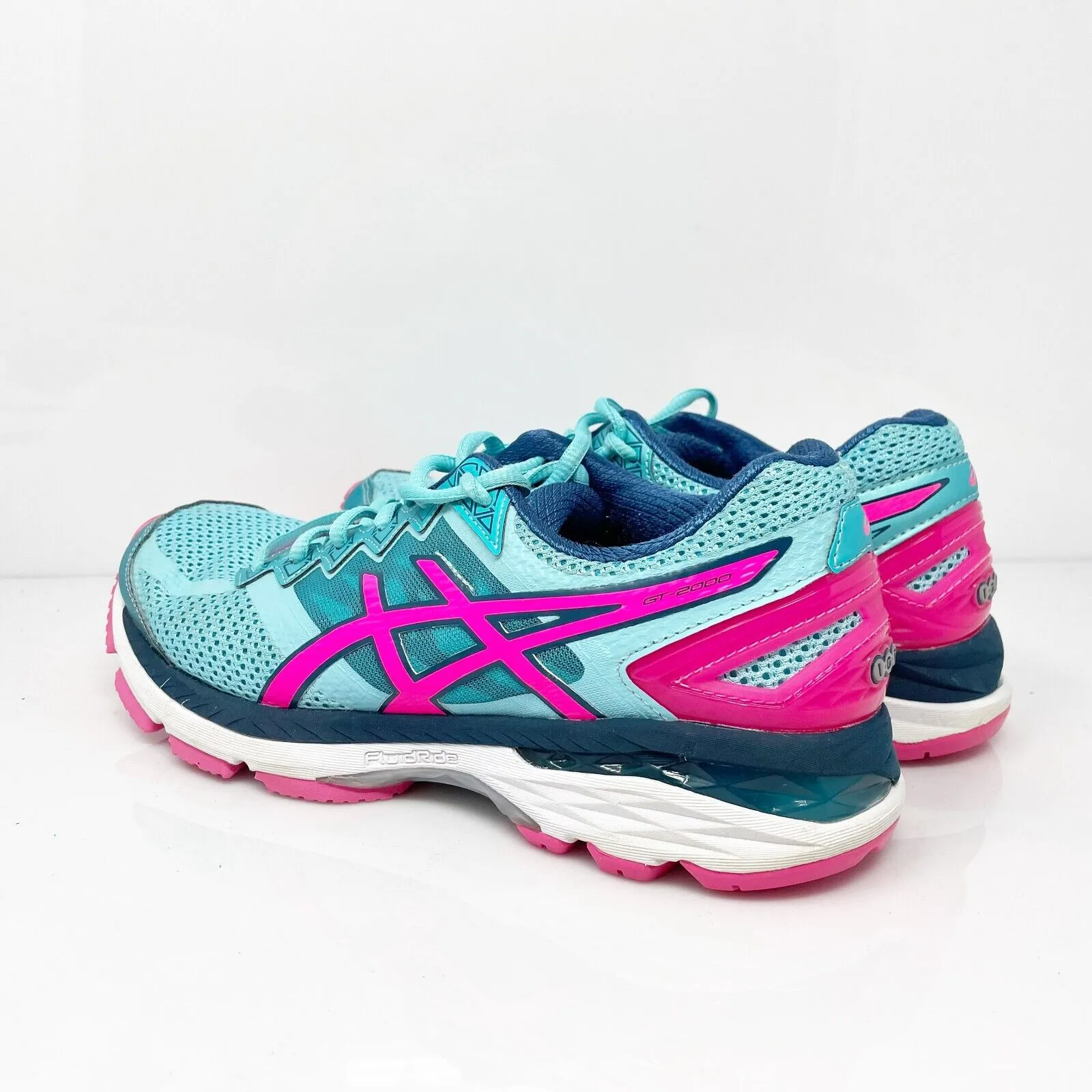 Asics Womens GT 2000 4 T656N Blue Running Shoes Sneakers Size 7.5