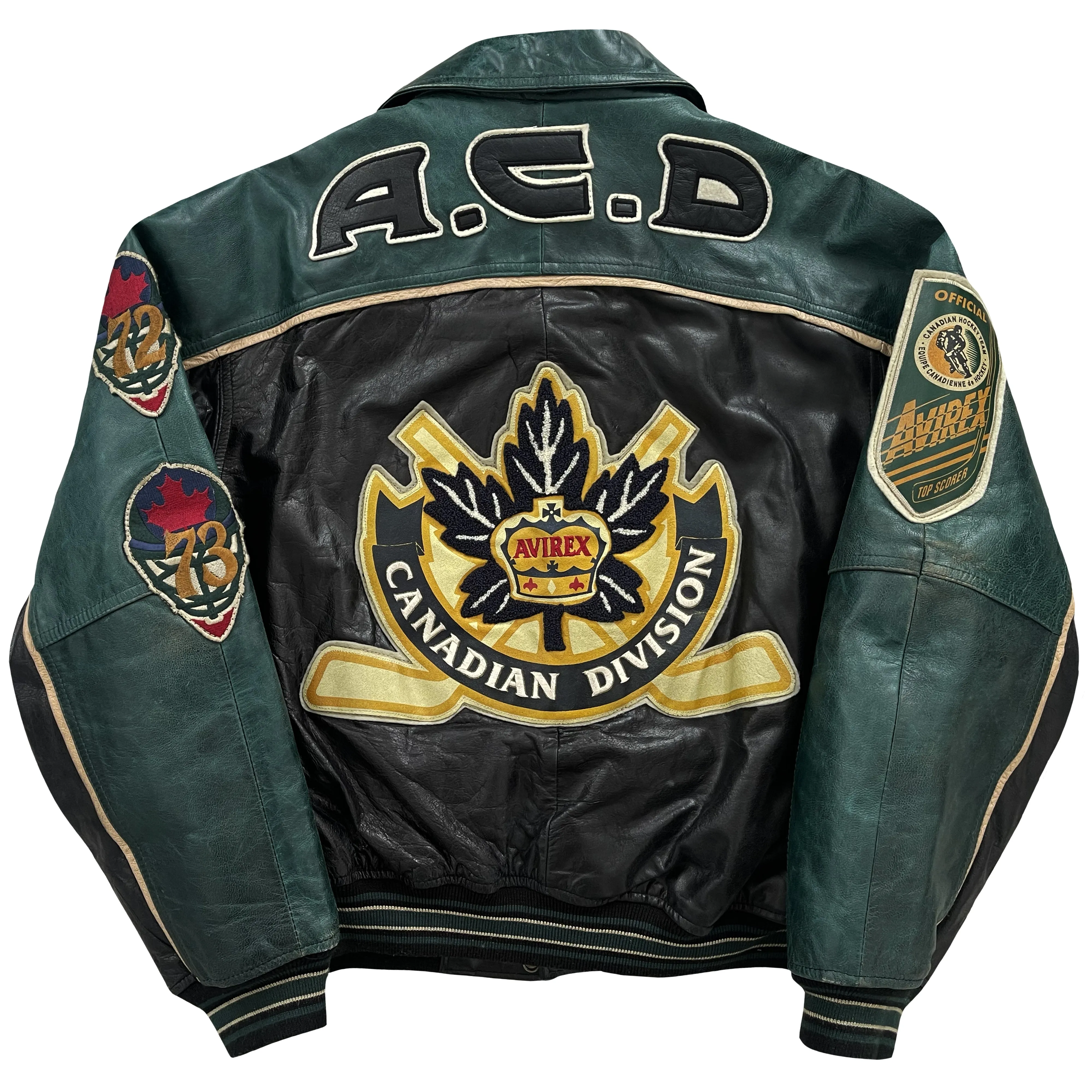 Avirex Leather Varsity Jacket