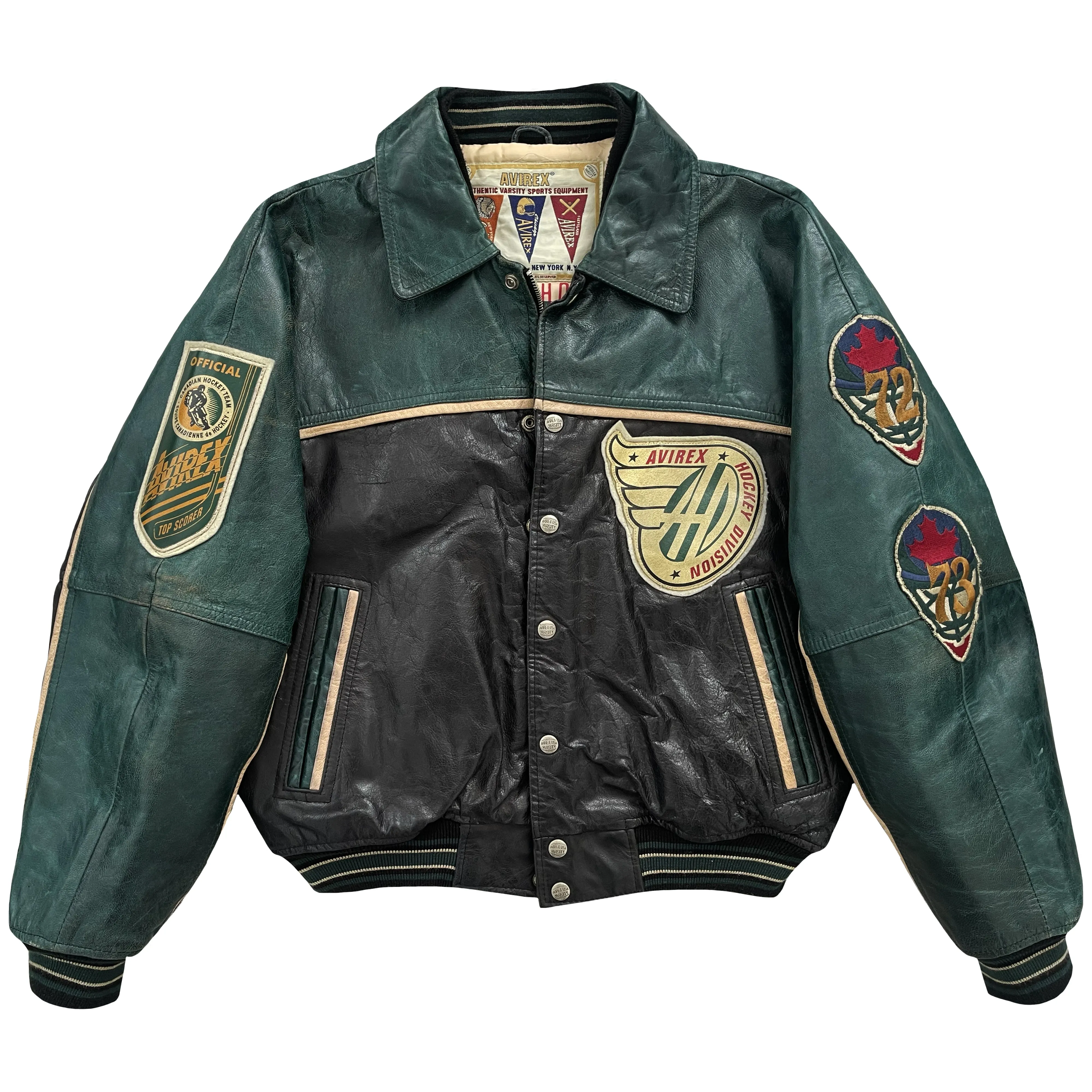 Avirex Leather Varsity Jacket