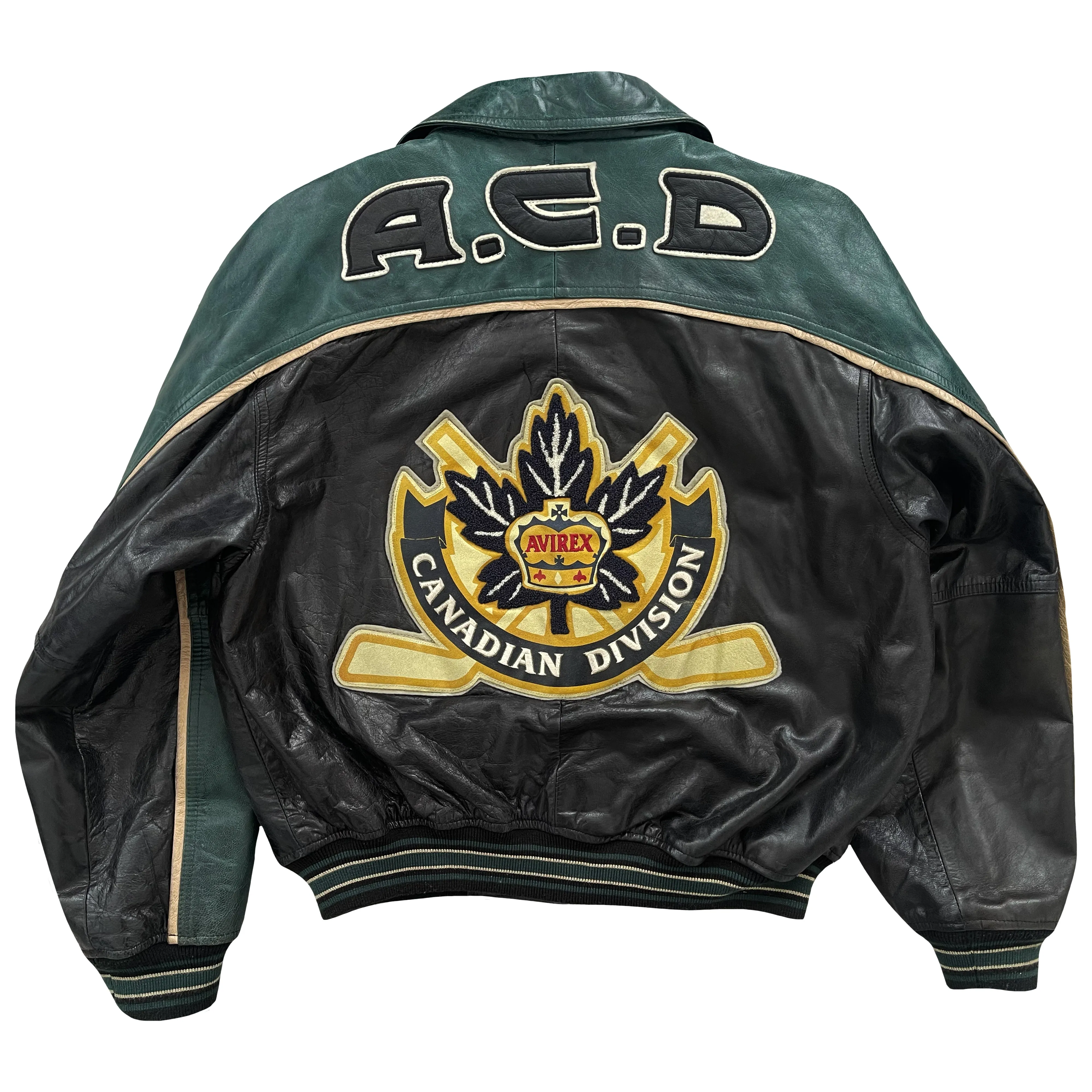 Avirex Leather Varsity Jacket