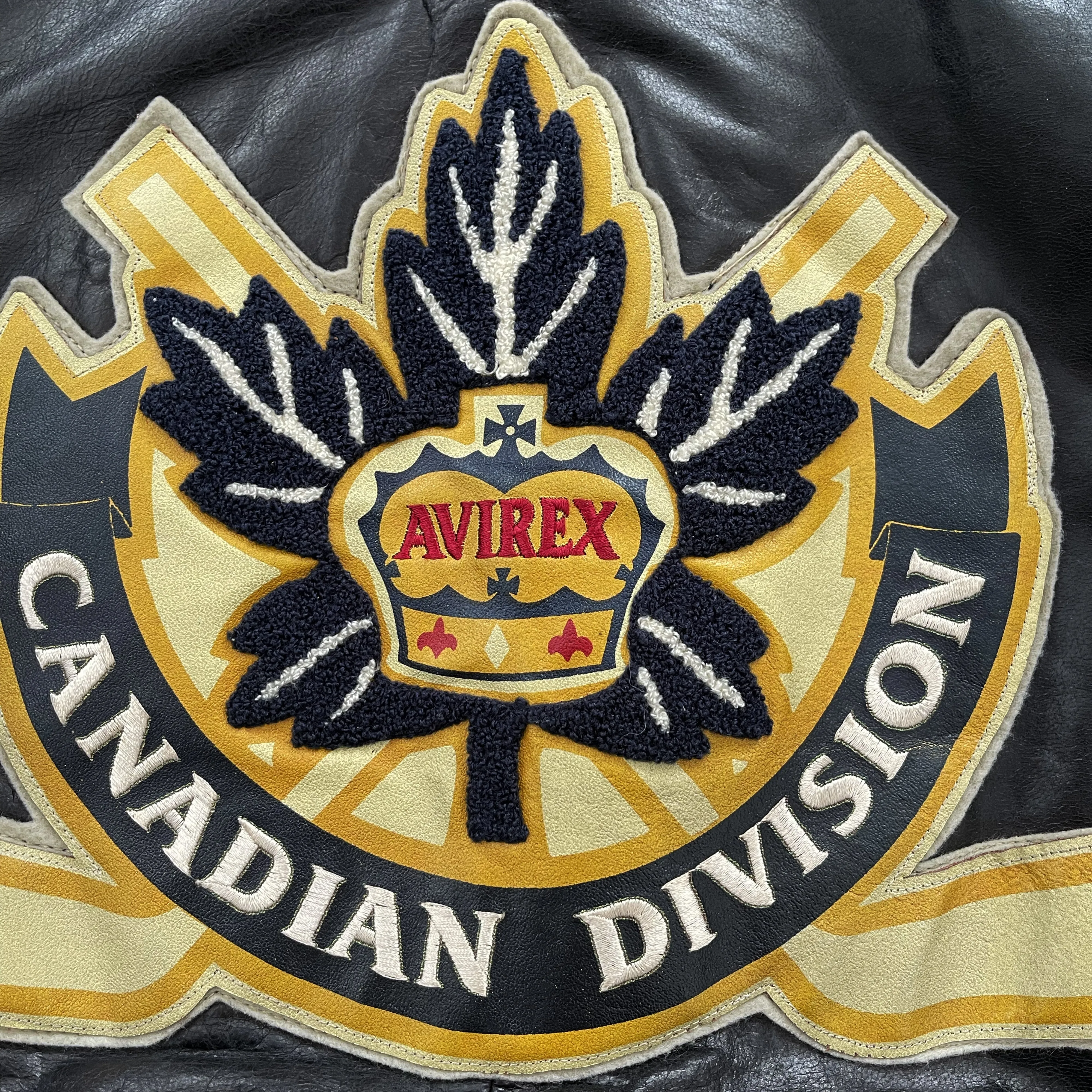 Avirex Leather Varsity Jacket