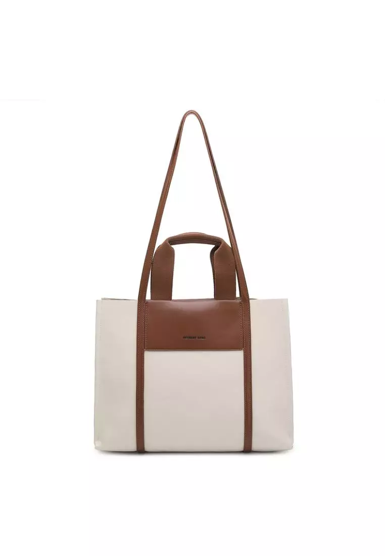 Bethany Roma Bethany Roma Women's Medium Tote Shoulder Bag - White 20BR51