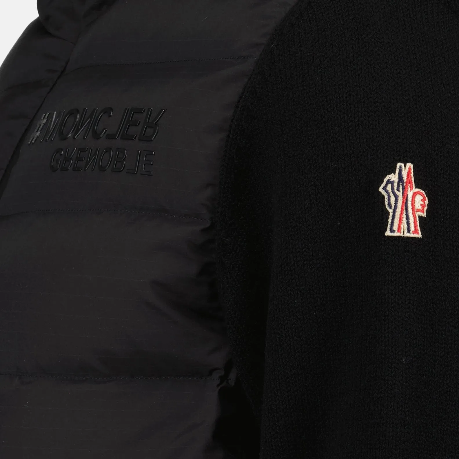 Black Bimaterial Jacket