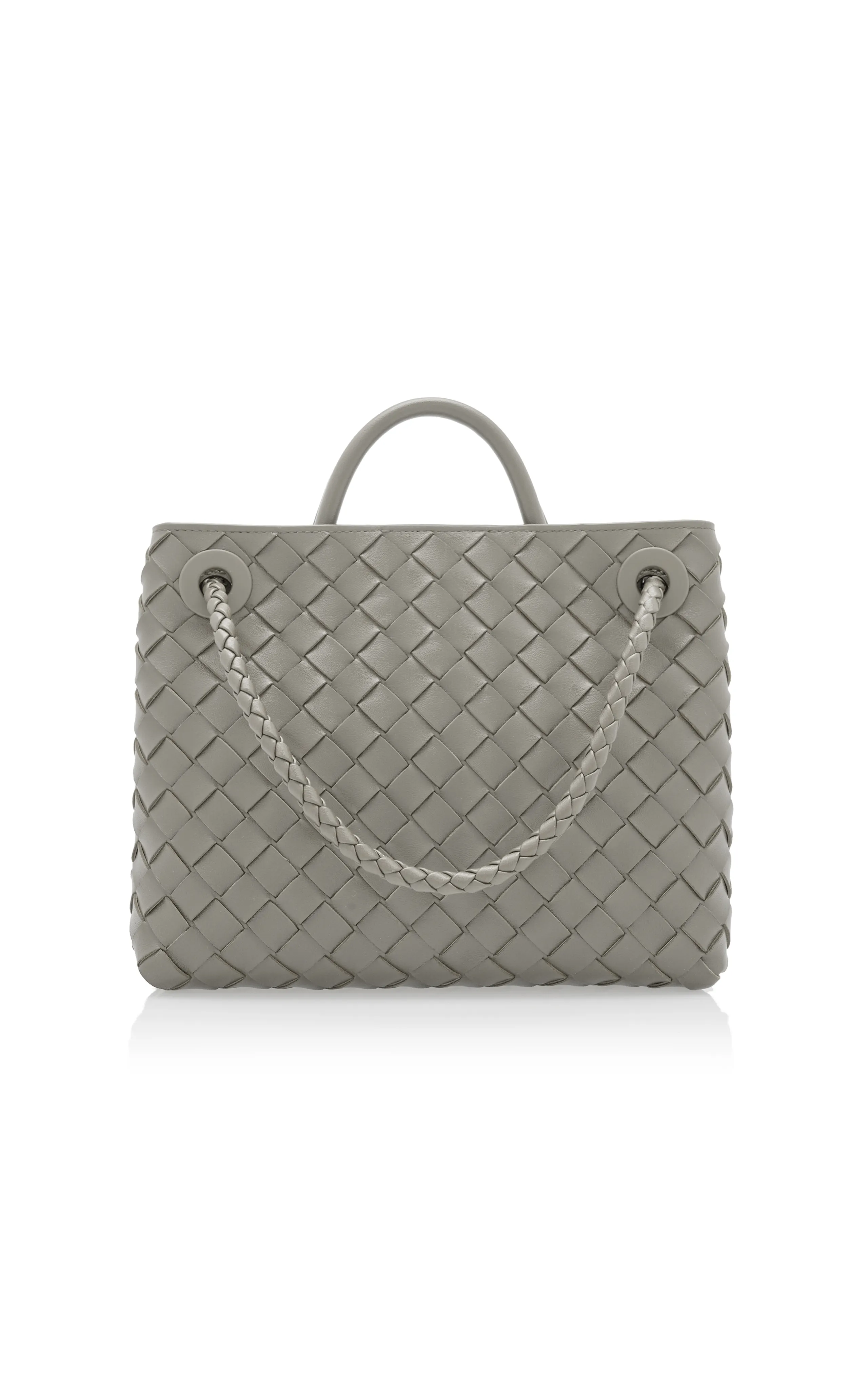 Bottega Veneta Small Andiamo Intrecciato Leather Tote Bag