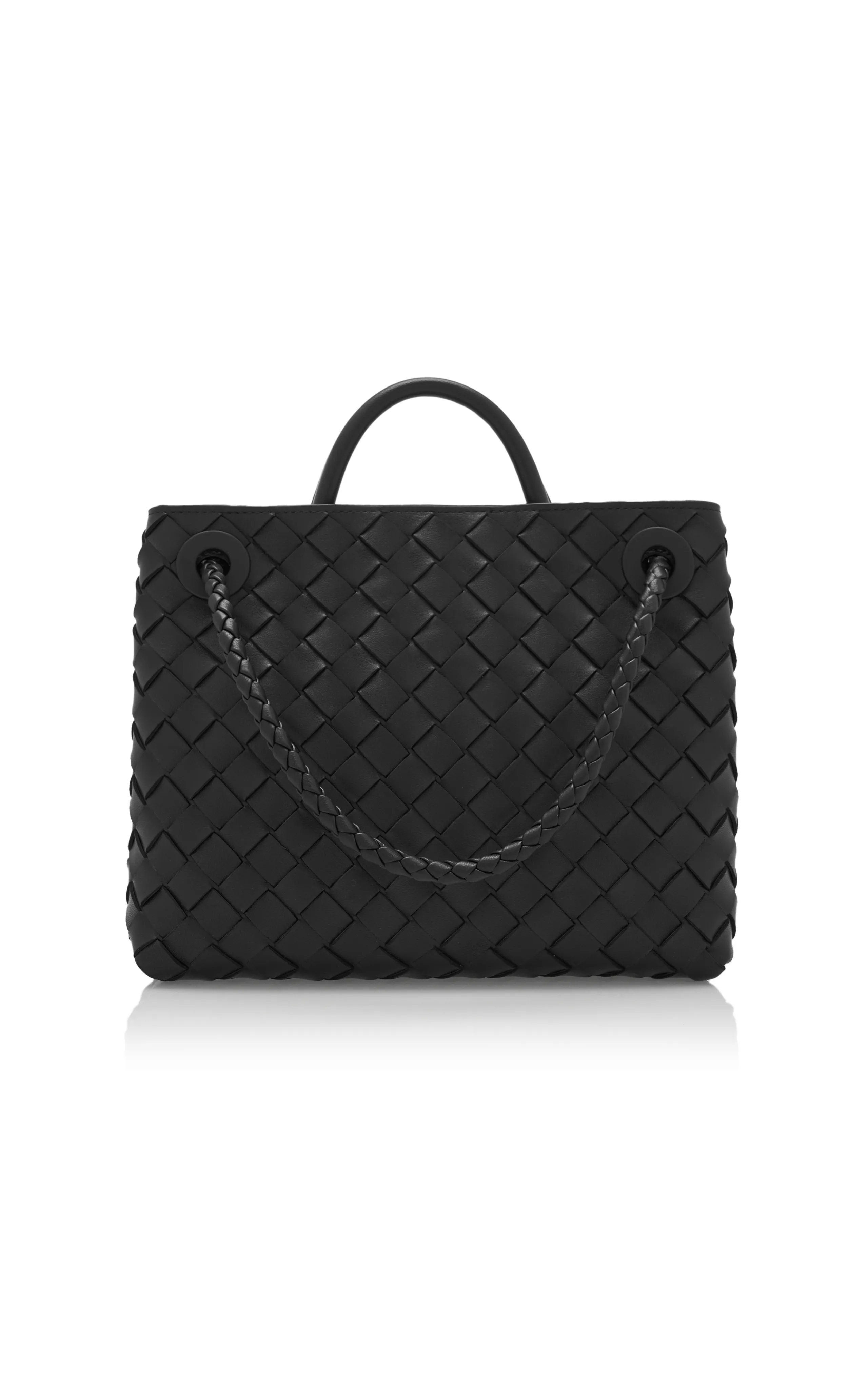 Bottega Veneta Small Andiamo Intrecciato Leather Tote Bag