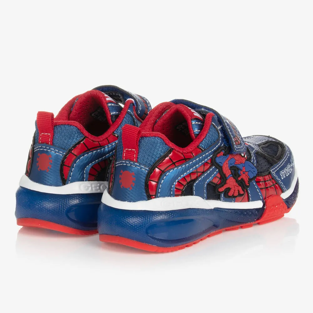 Boys Red & Blue Marvel Light-Up Trainers