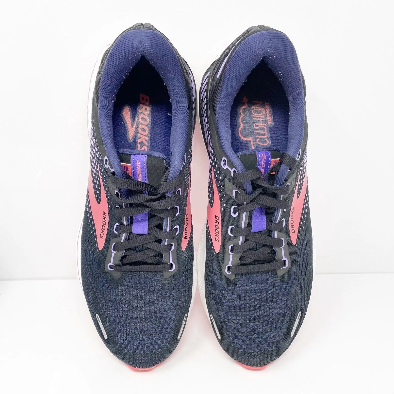 Brooks Womens Adrenaline GTS 22 1203531B080 Blue Running Shoes Sneakers Sz 9.5 B