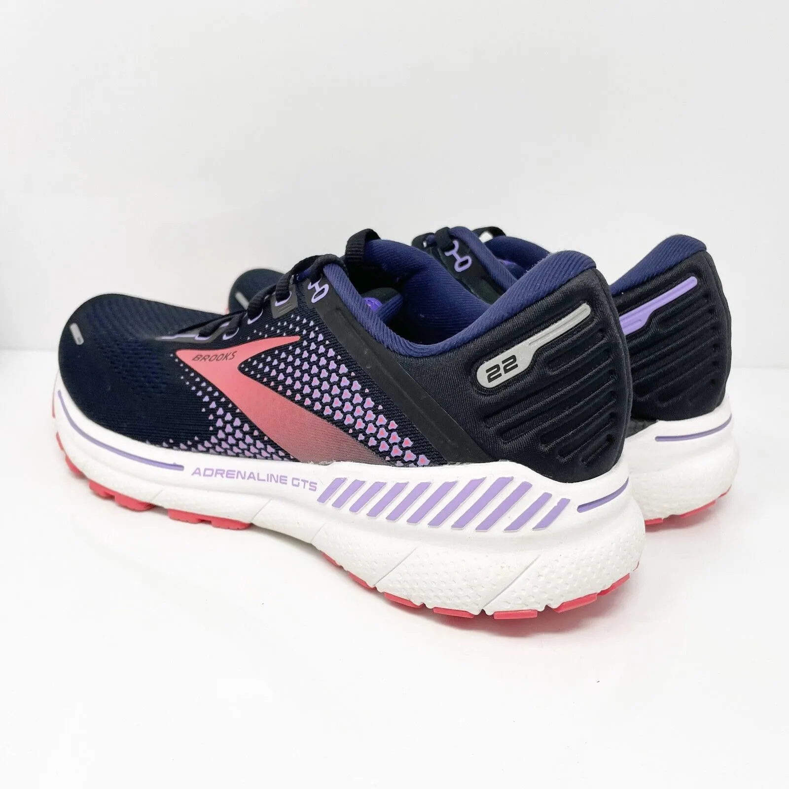 Brooks Womens Adrenaline GTS 22 1203531B080 Blue Running Shoes Sneakers Sz 9.5 B