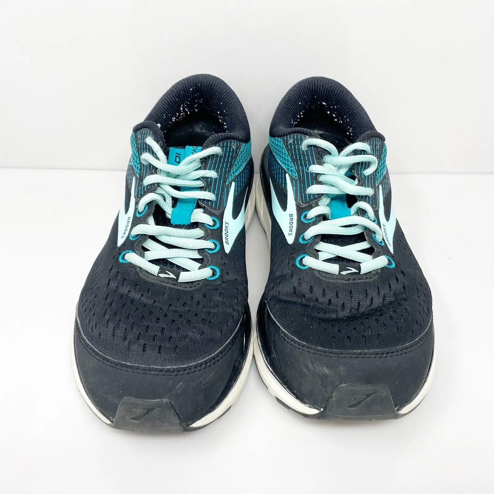 Brooks Womens Dyad 10 1202751D025 Black Running Shoes Sneakers Size 8 D