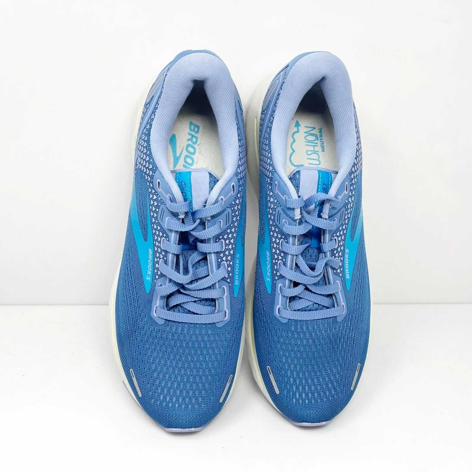 Brooks Womens Ghost 14 1203561B456 Blue Running Shoes Sneakers Size 10 B