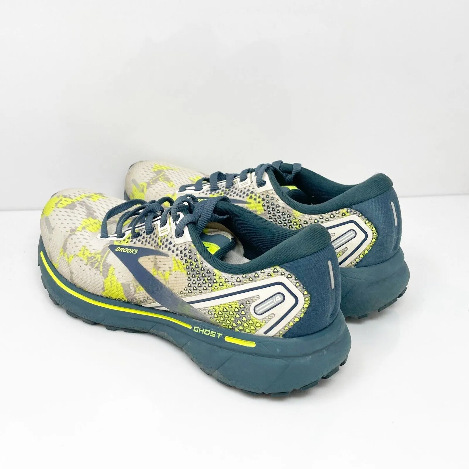 Brooks Womens Ghost 14 1203561B476 Beige Running Shoes Sneakers Size 7.5 B