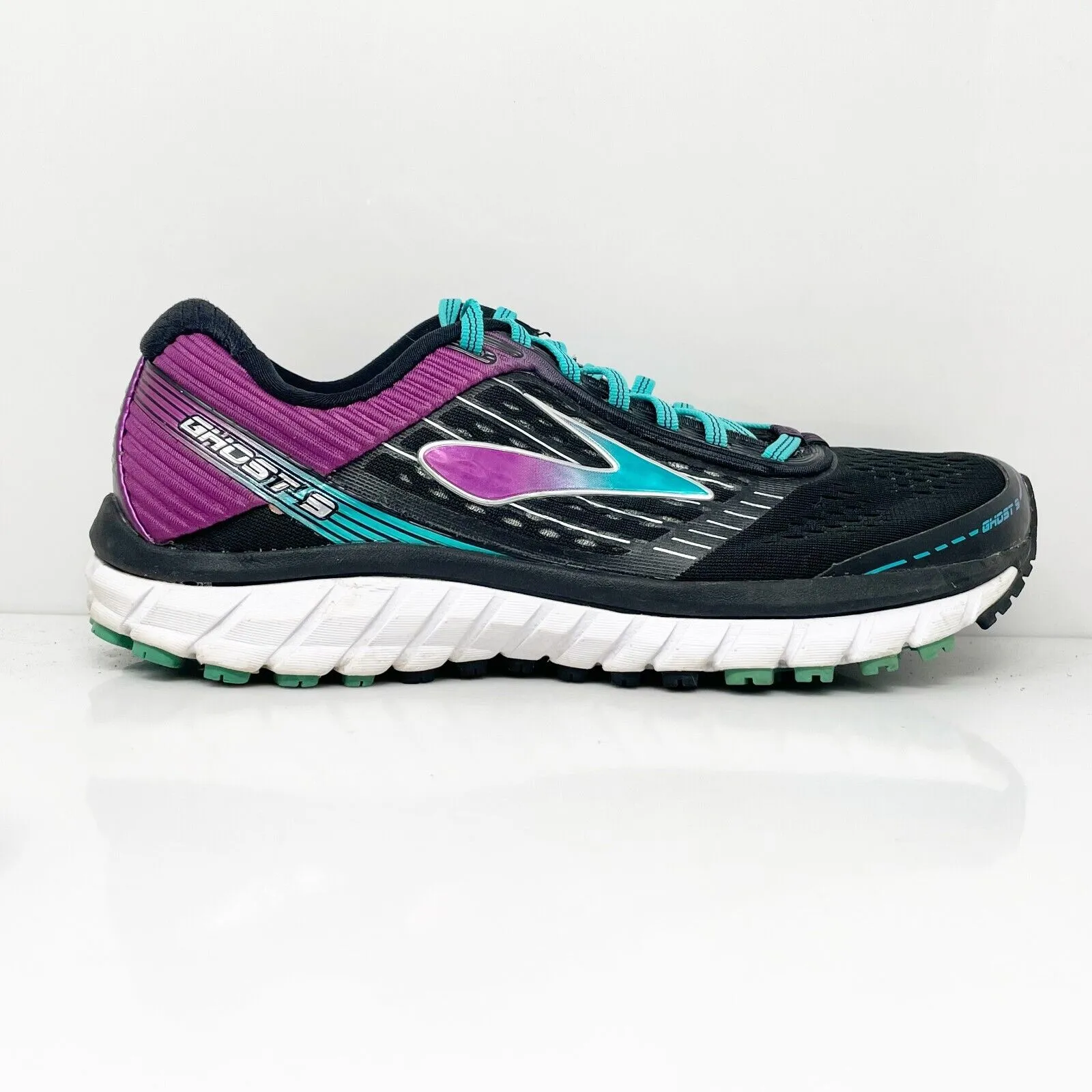 Brooks Womens Ghost 9 1202251B092 Black Running Shoes Sneakers Size 10 B