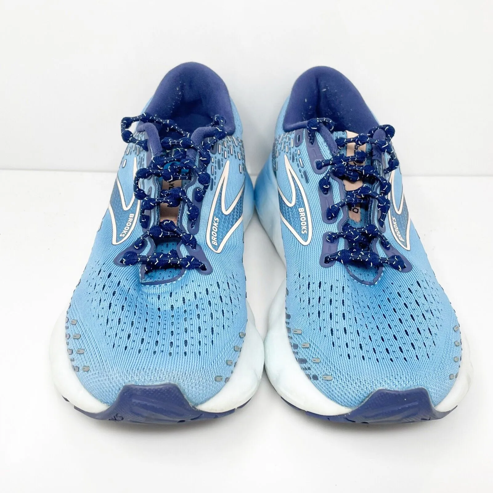 Brooks Womens Glycerin 20 1203691B478 Blue Running Shoes Sneakers Size 7 B