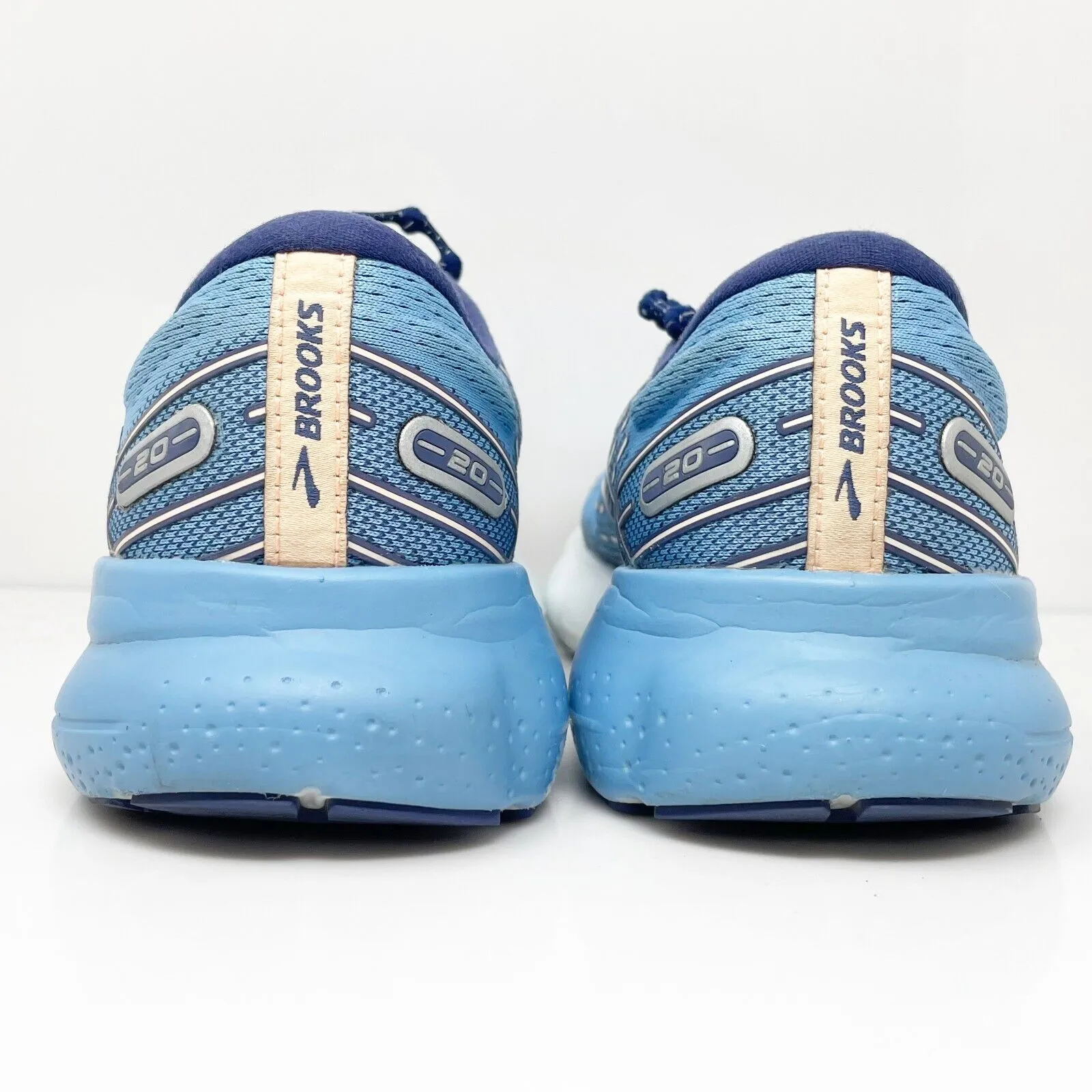 Brooks Womens Glycerin 20 1203691B478 Blue Running Shoes Sneakers Size 7 B