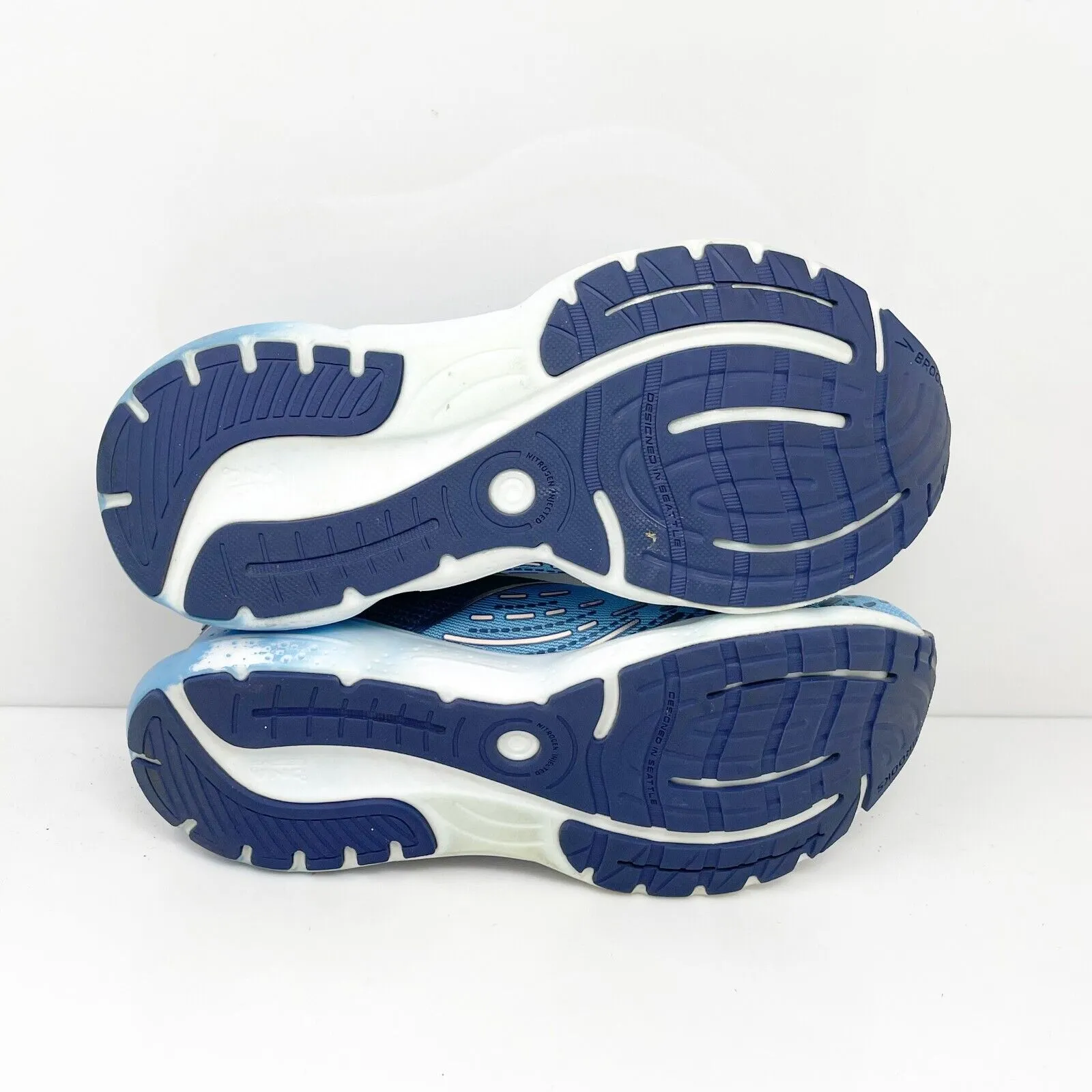 Brooks Womens Glycerin 20 1203691B478 Blue Running Shoes Sneakers Size 7 B