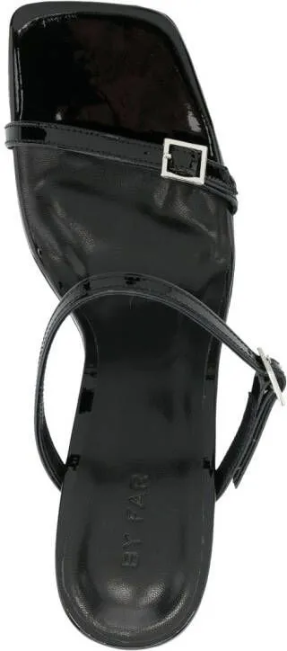 BY FAR Flick 100mm mules Black