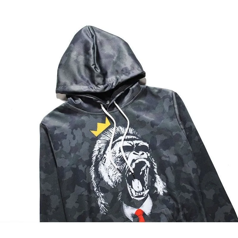 Camouflage King Kong Hoodie