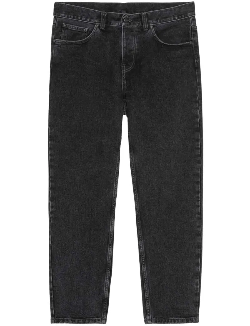 Carhartt Wip Newel Pant Jeans Black Stone Washed