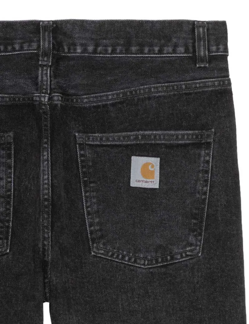 Carhartt Wip Newel Pant Jeans Black Stone Washed