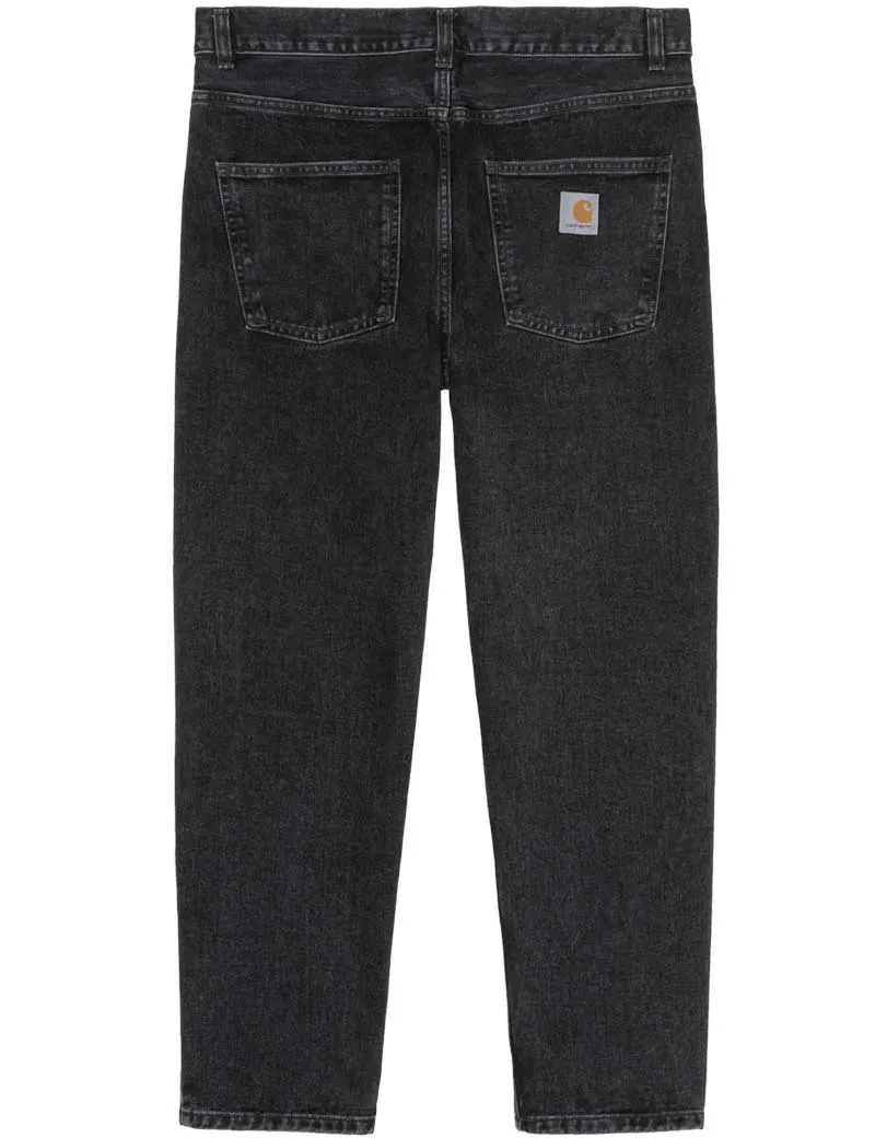 Carhartt Wip Newel Pant Jeans Black Stone Washed