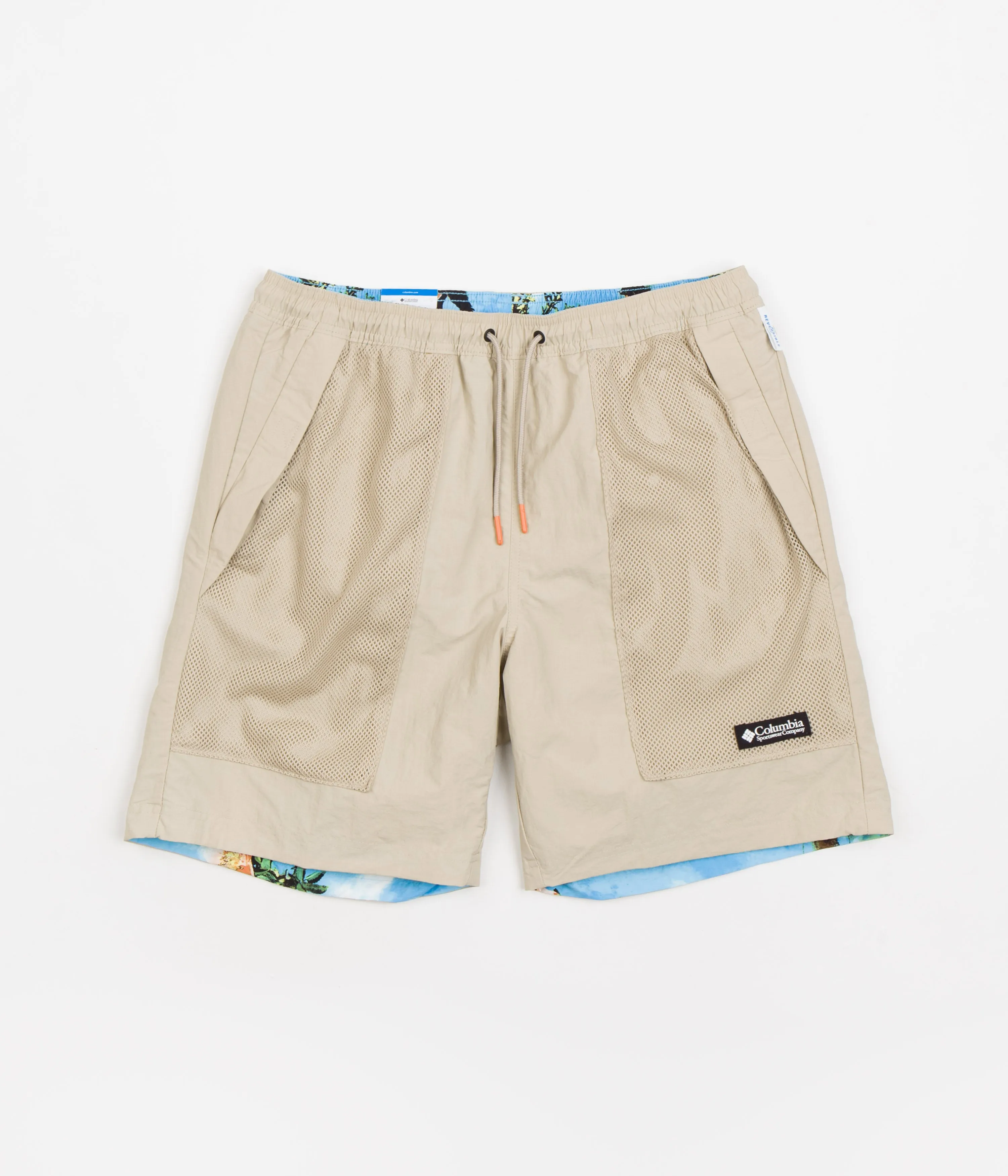 Columbia Deschutes Valley Reversible Shorts - Ancient Fossil / Vista Blue Deschutes Days