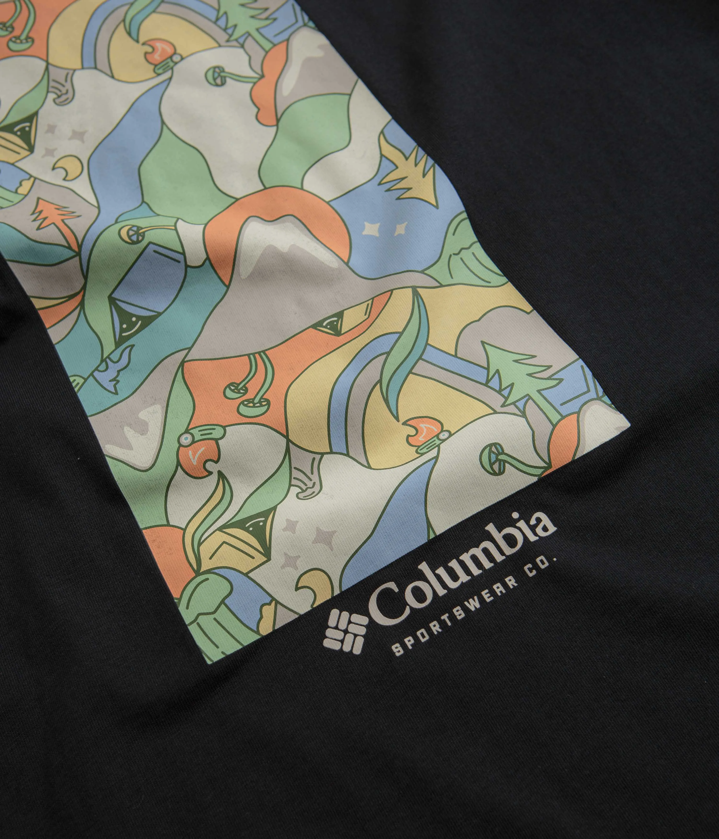 Columbia Explorers Canyon Back T-Shirt - Black / Epicamp Graphic