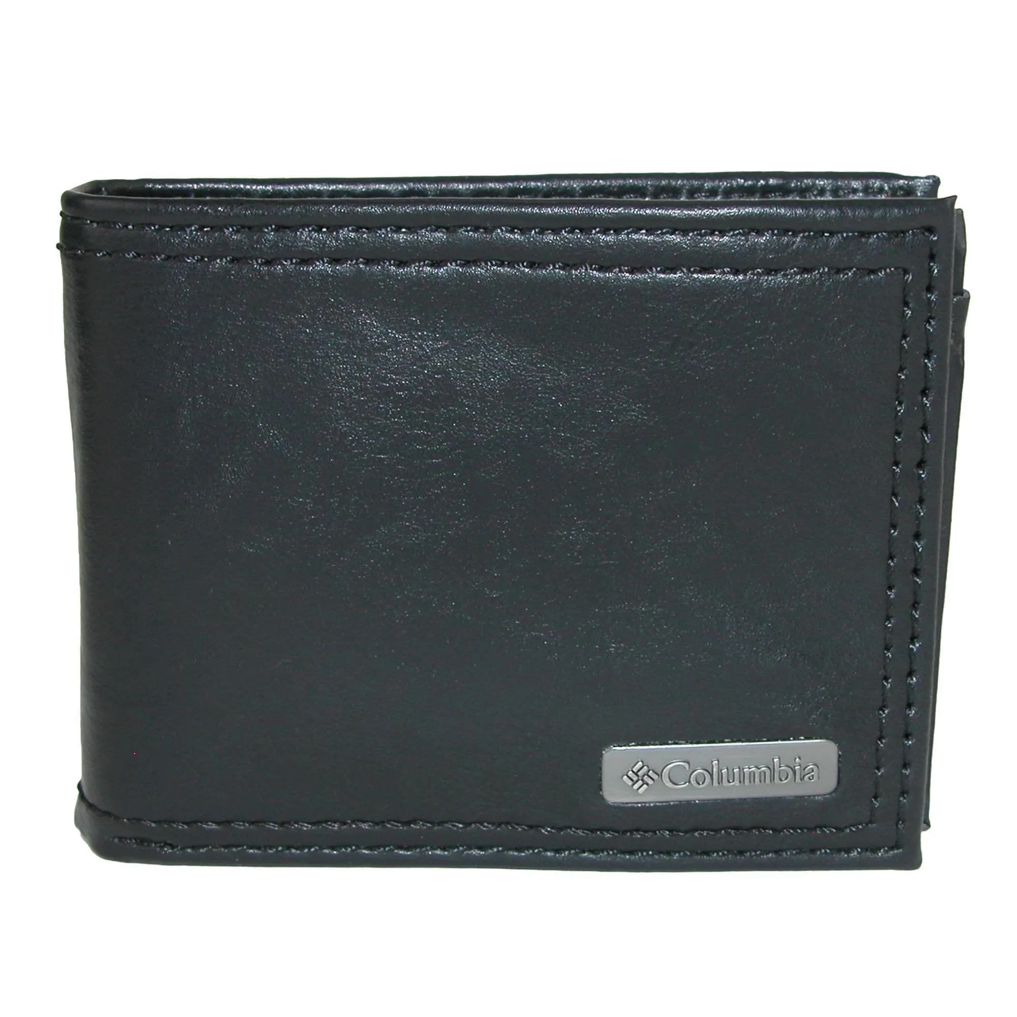 Columbia Men's Leather RFID Protected Extra Capacity Slim Bifold Wallet