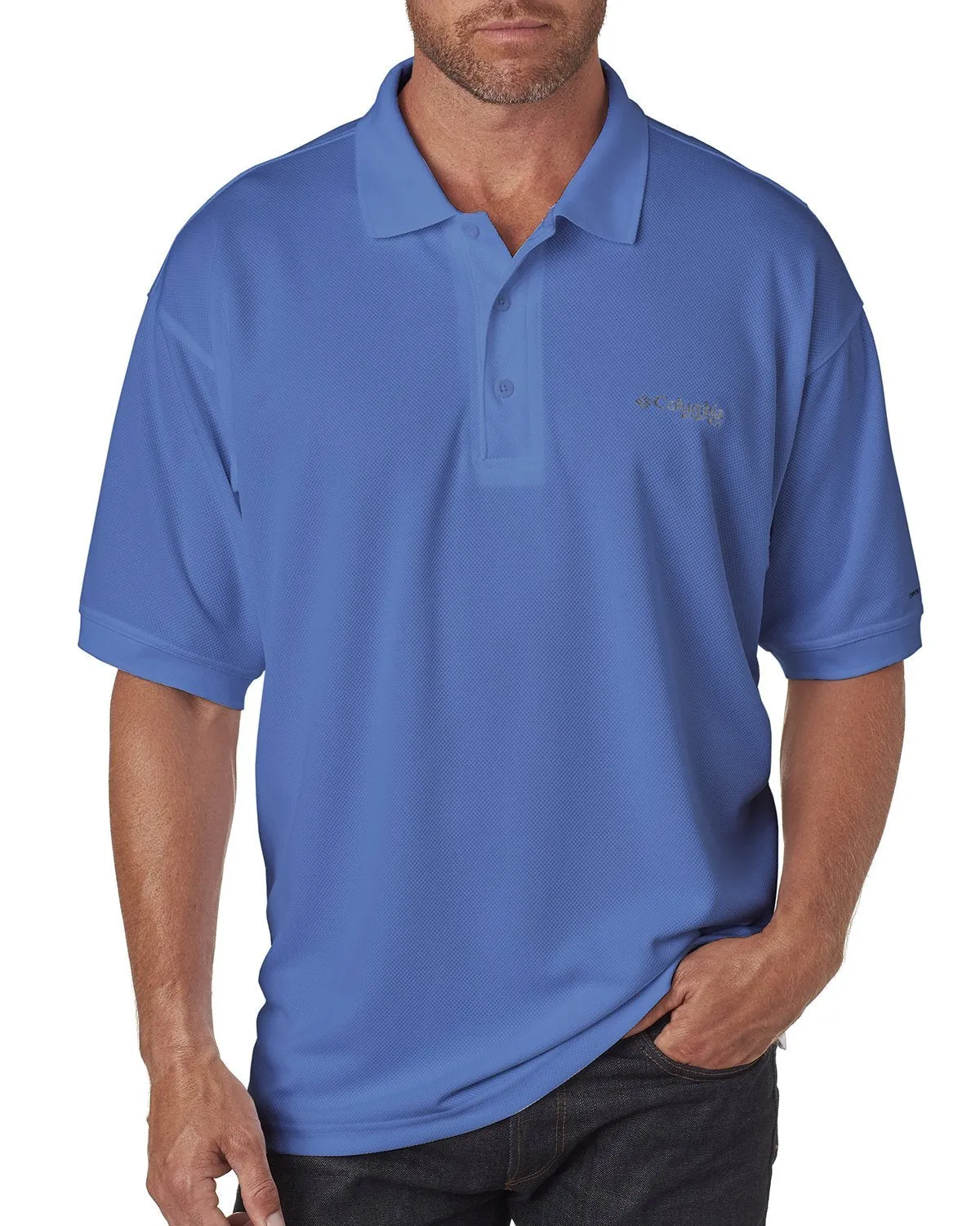 Columbia Perfect Cast Polo 6016 Vivid Blue