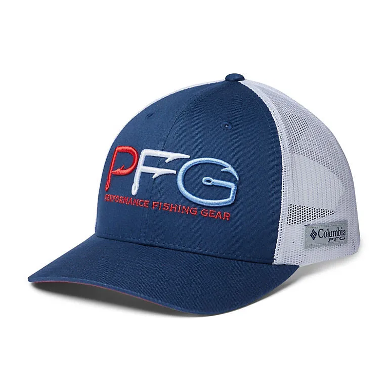 Columbia PFG Mesh Snap Back Hooks Ball Cap