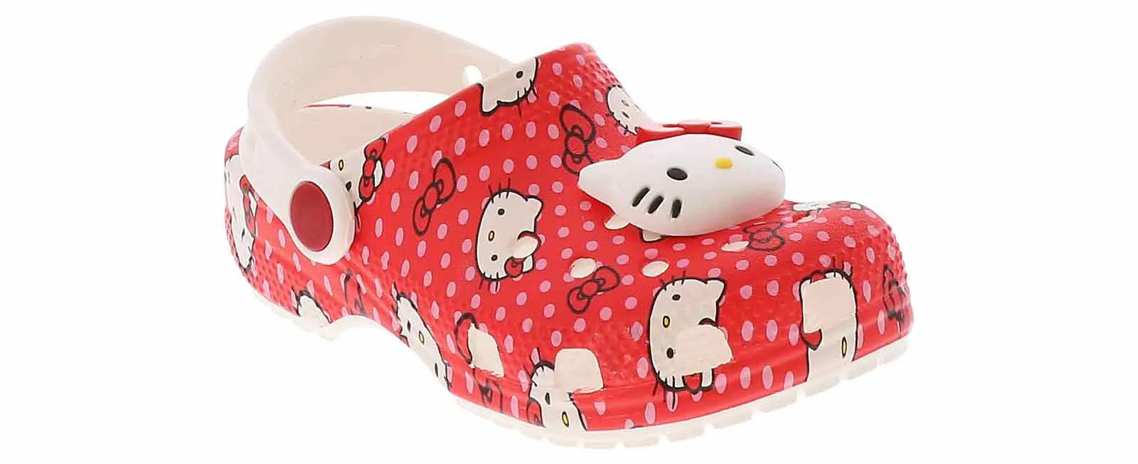 Crocs Hello Kitty Red Toddler Kids' (5-10) Classic Clog