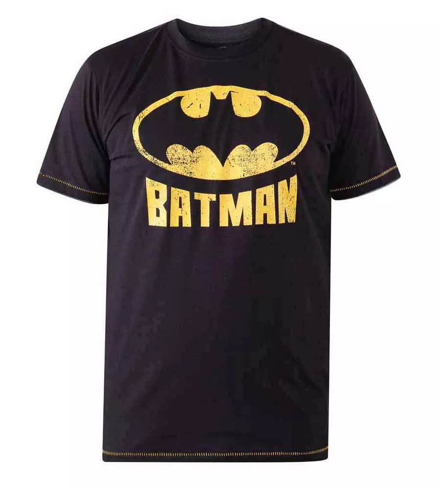 D555 Mens Batman Printed T-Shirt Official Licensed Product (GOTHAM)