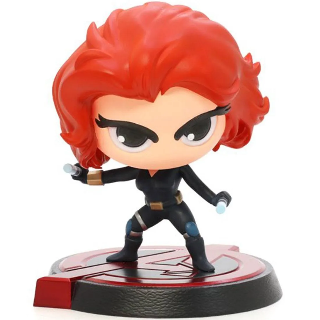 Dragon Model x Marvel Hero Remix 6in Bobblehead Series - Age of Ultron - Black Widow Figure (red / black)