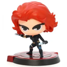 Dragon Model x Marvel Hero Remix 6in Bobblehead Series - Age of Ultron - Black Widow Figure (red / black)