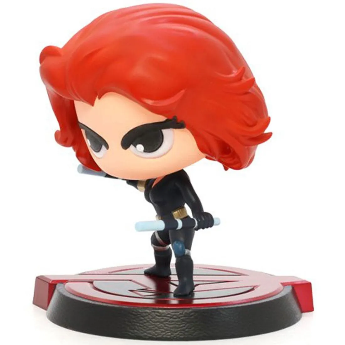 Dragon Model x Marvel Hero Remix 6in Bobblehead Series - Age of Ultron - Black Widow Figure (red / black)