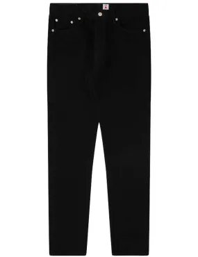 Edwin Kaihara Slim Tapered Jeans Black Unwashed