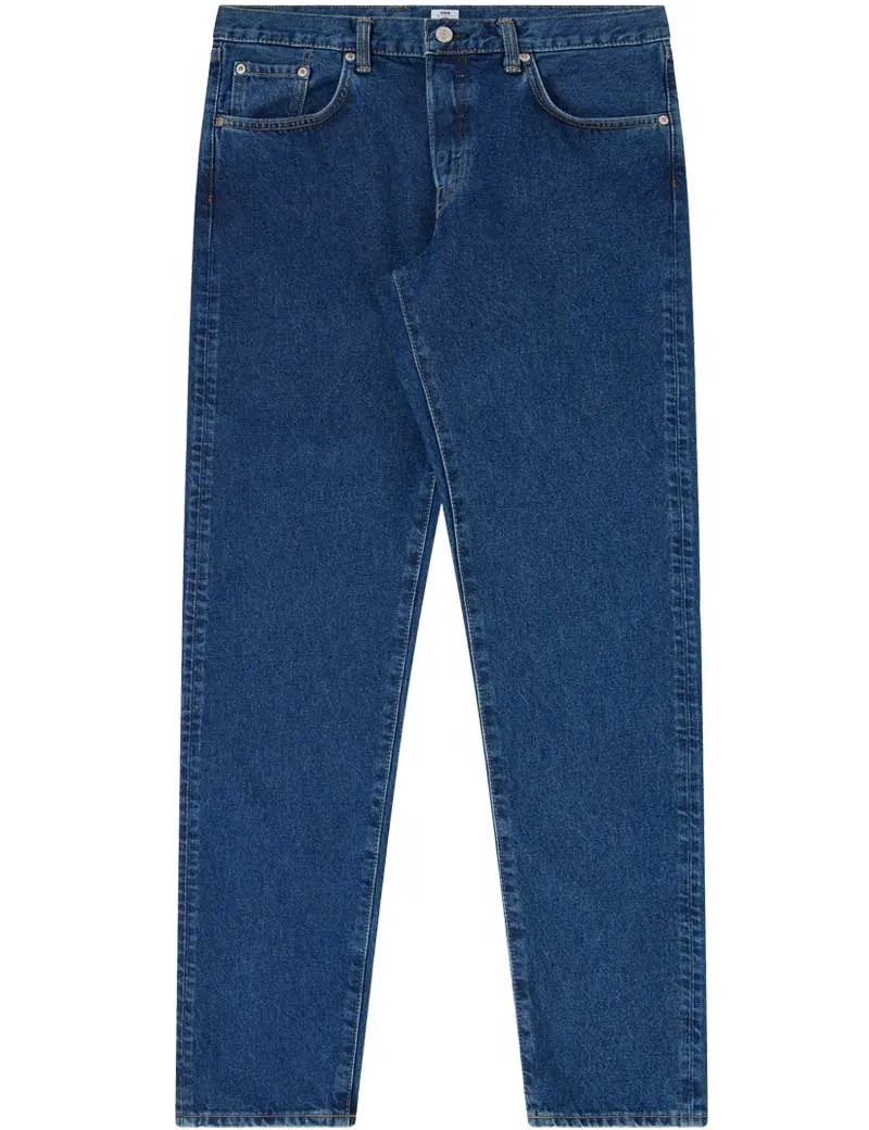 EDWIN REGULAR TAPERED JEANS KAIHARA BLUE MID USED