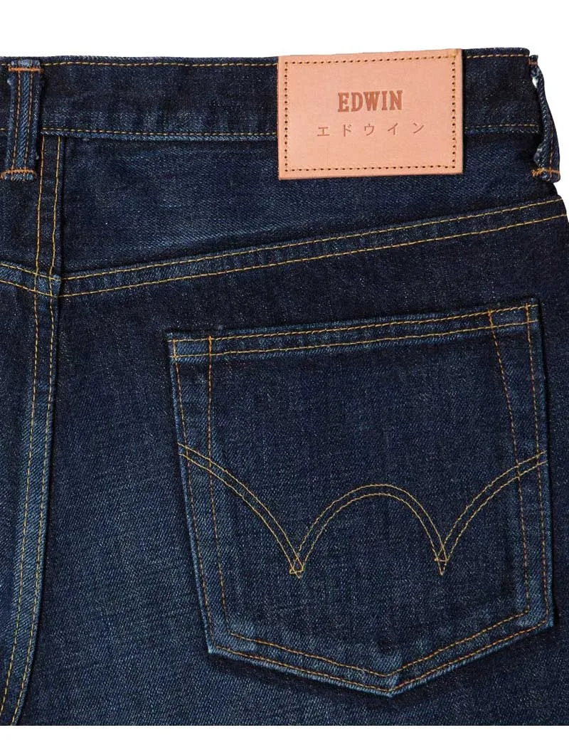 Edwin Regular Tapered Nihon Menpu Jeans Blue Dark Used