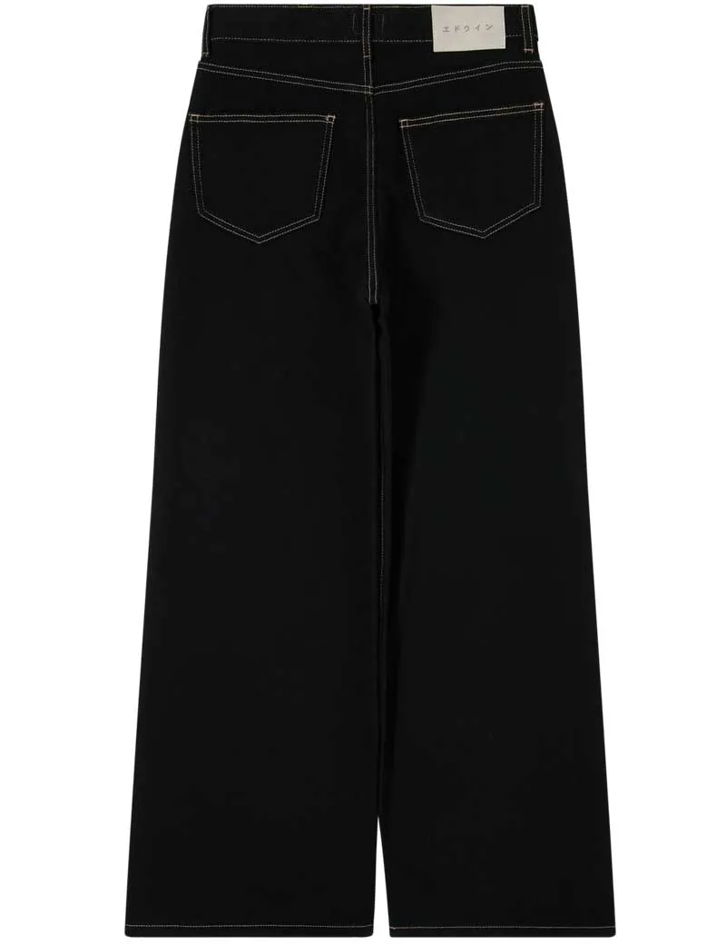 Edwin W' Olivia Pant Jeans Black Rinsed