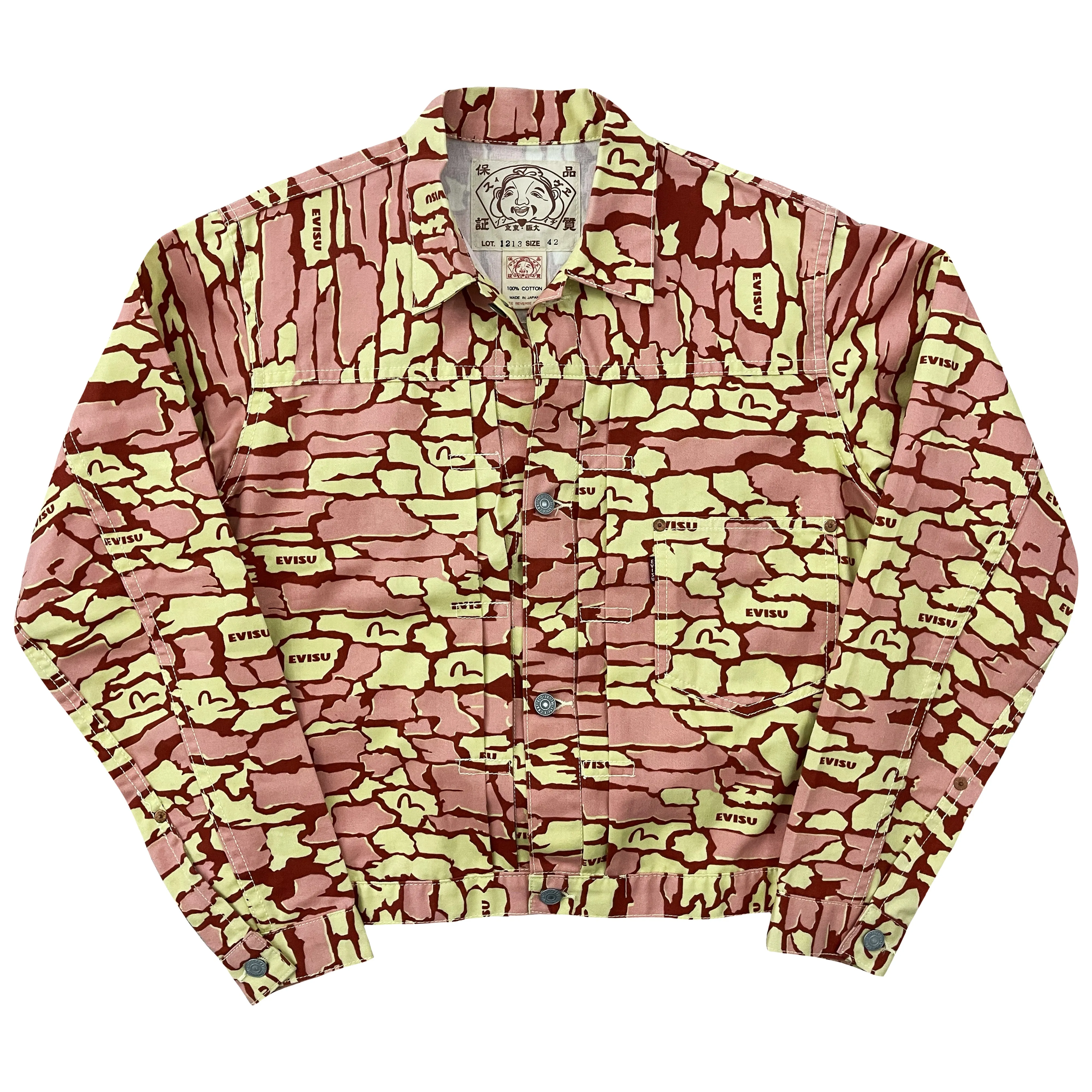 Evisu Ishigaki Camo Trucker Jacket