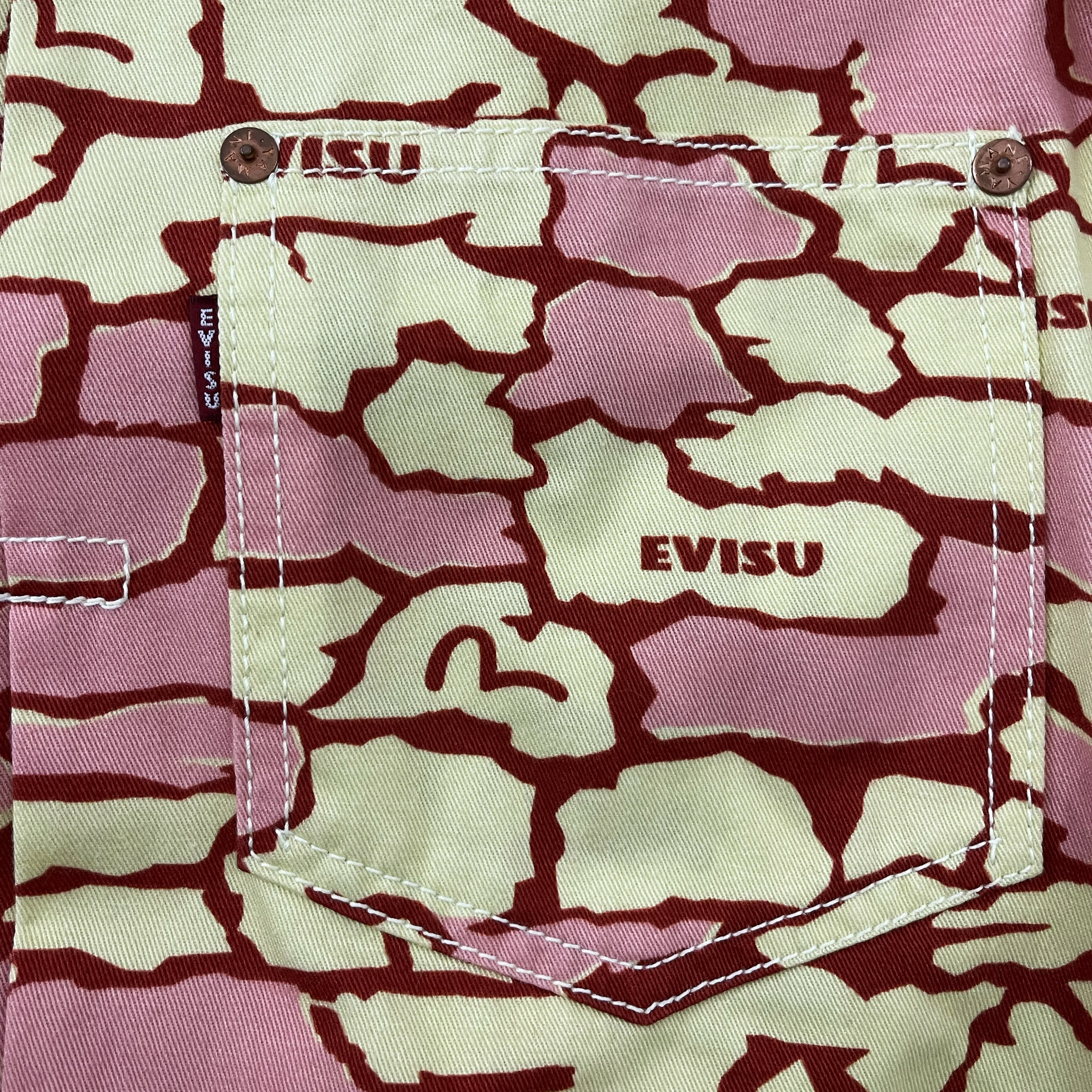 Evisu Ishigaki Camo Trucker Jacket