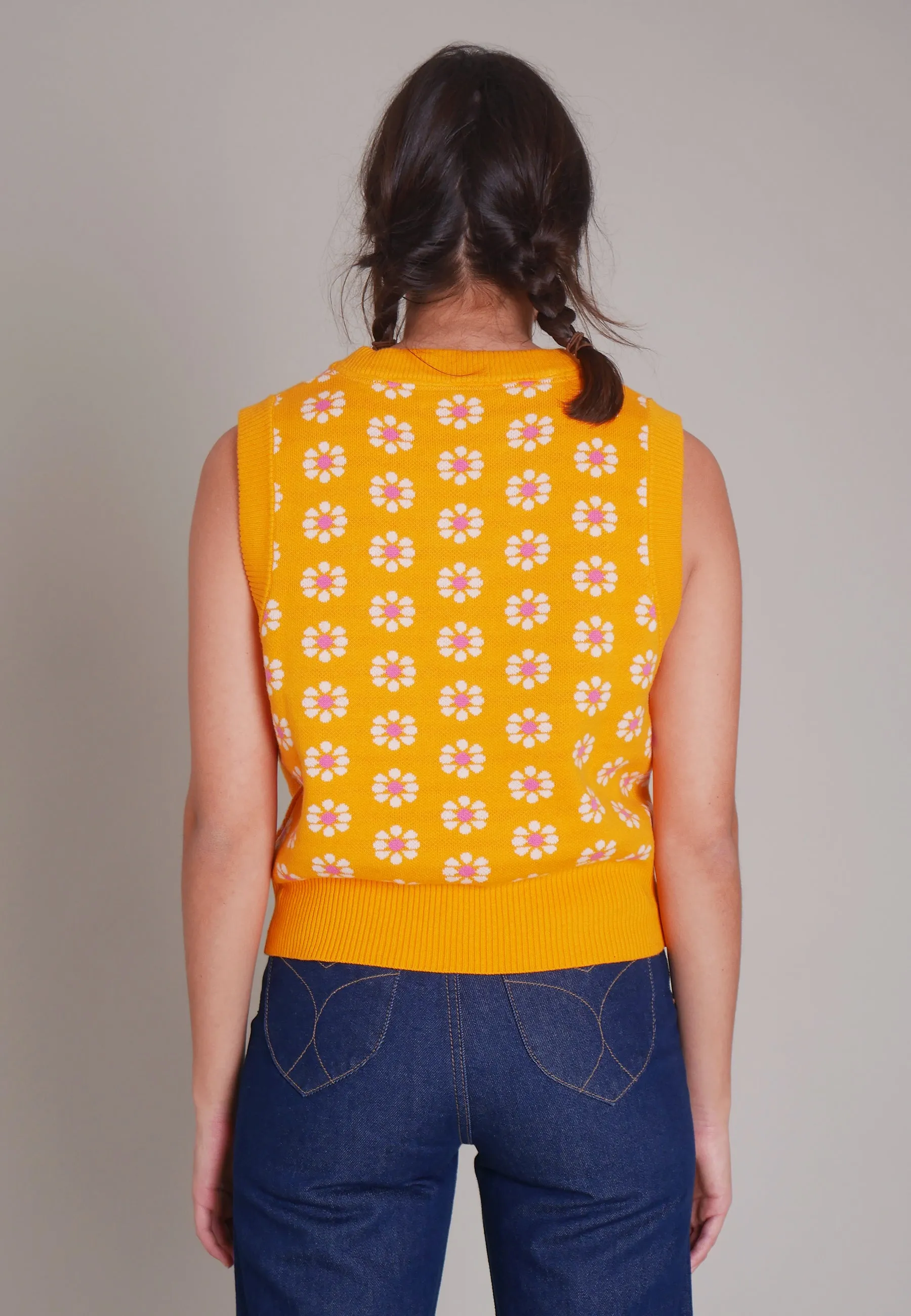 Feely Vest - saffron