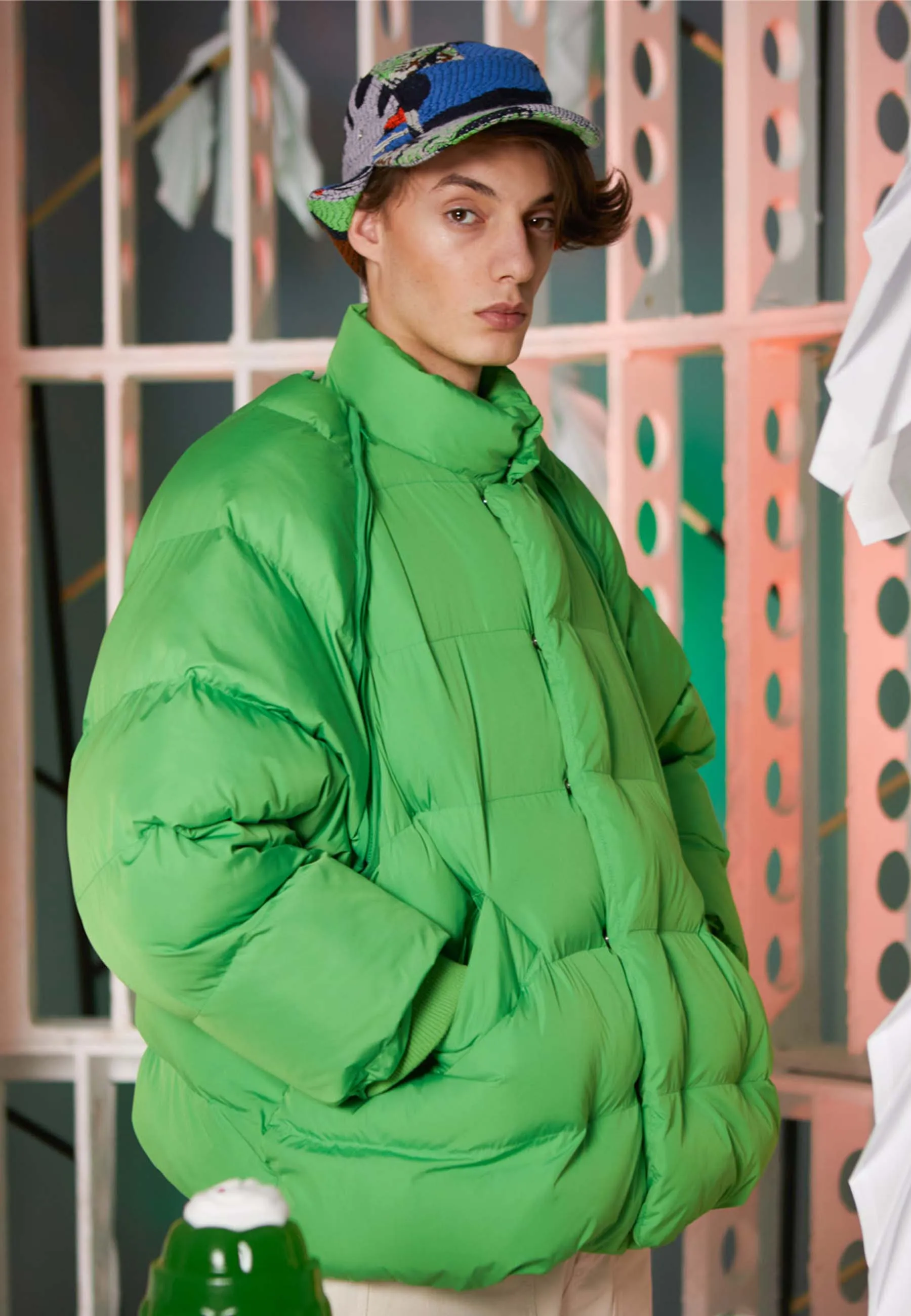 Filo Vest Jacket - jelly green