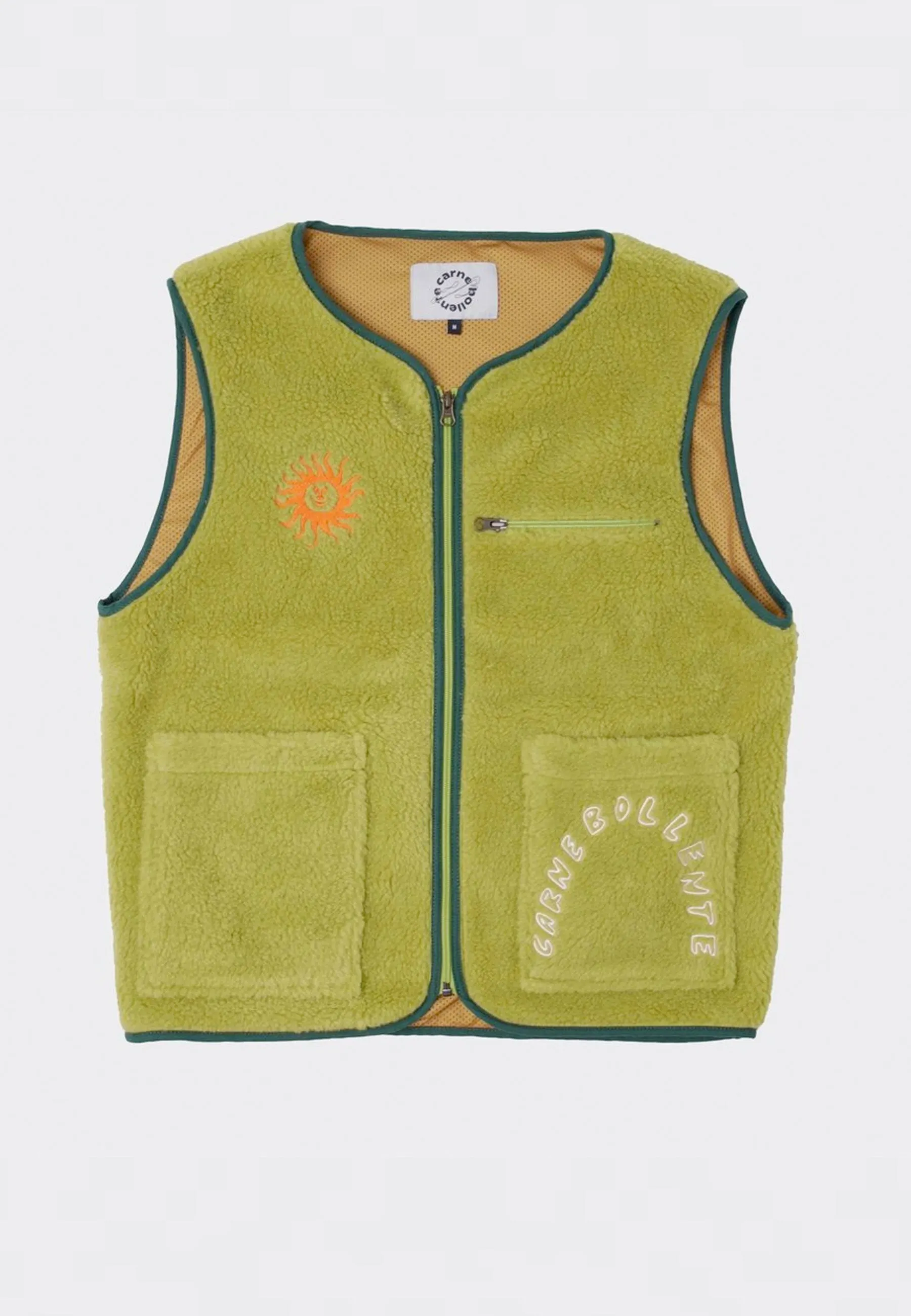 Fleece Of Reams Vest - olive